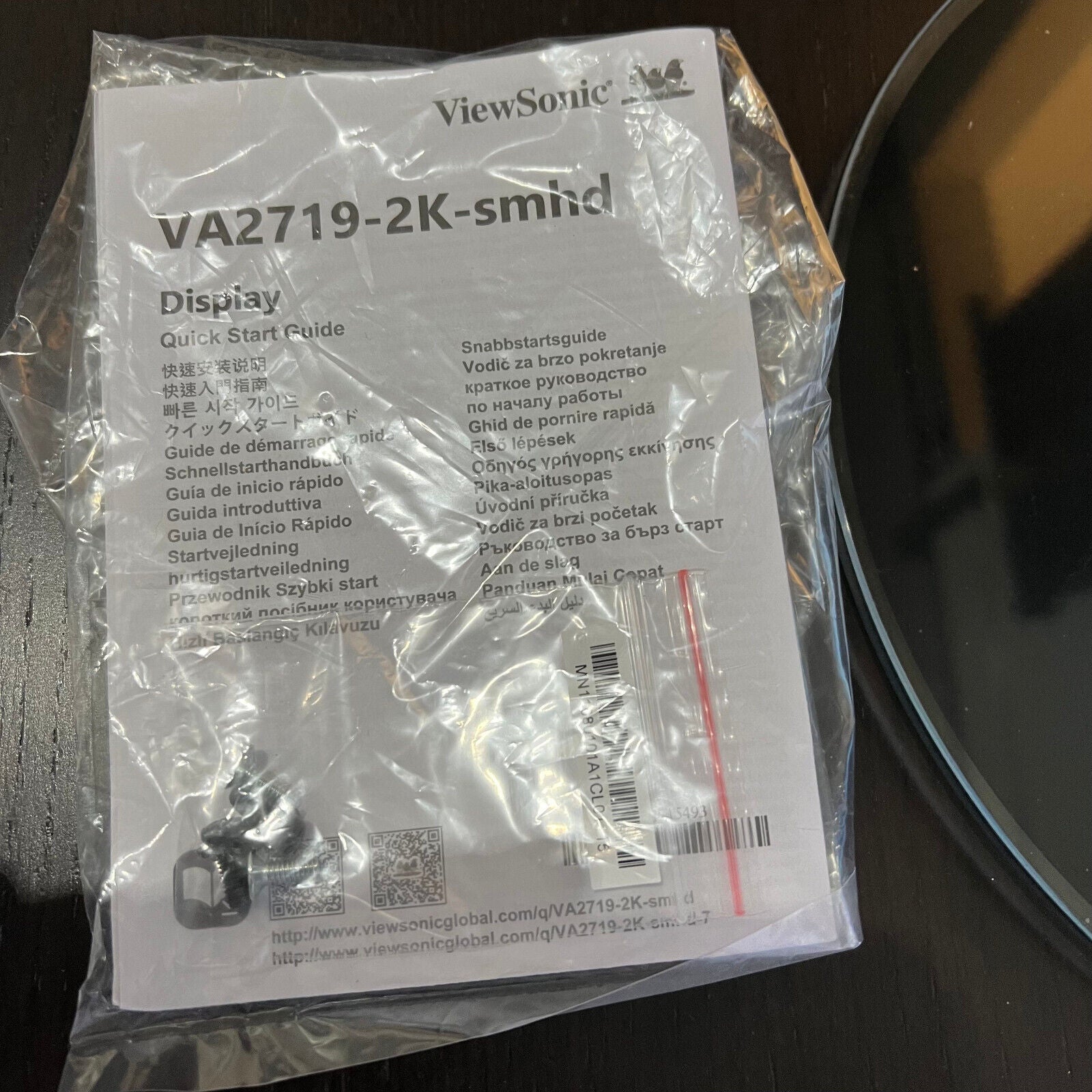 View Sonic Monitor Stand Model VA2719-2K-smhd