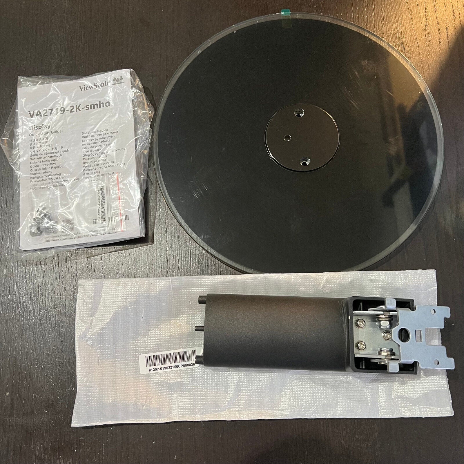 View Sonic Monitor Stand Model VA2719-2K-smhd