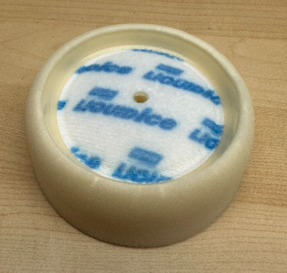 Norton 05460 Small 3 Inch Liquid Ice White Polishing and Buffing Pad qty 1