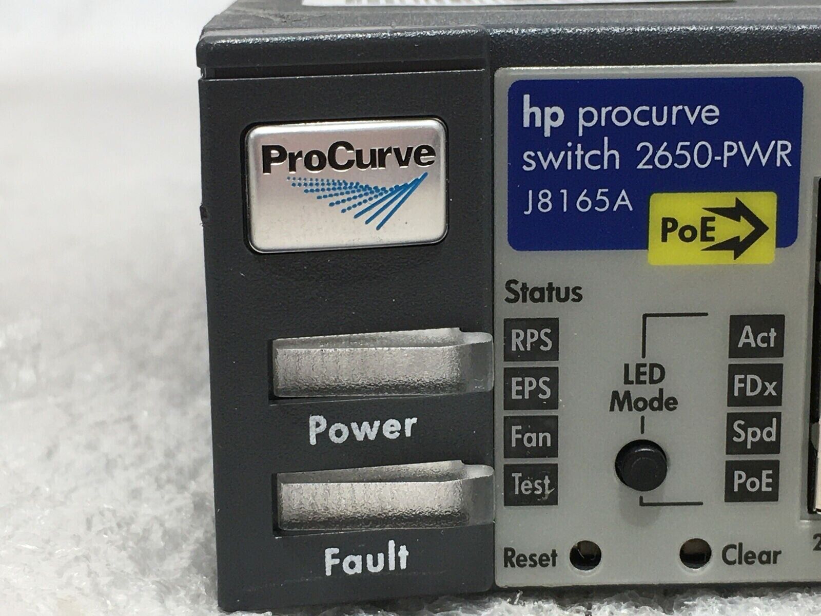 HP ProCurve 2650-PWR J8165A 48 Port PoE Managed Gigabit Ethernet Switch TESTED