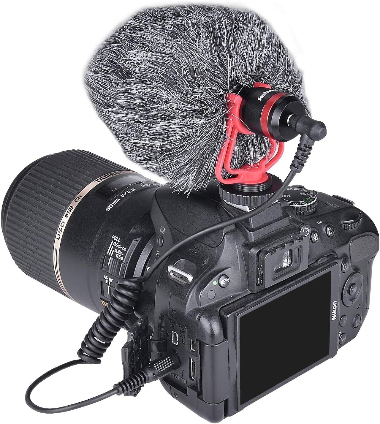 Pro Hi-Sensity Hi-Fidelity DSLR Camera Camcorder Phone Shotgun Condenser Mic