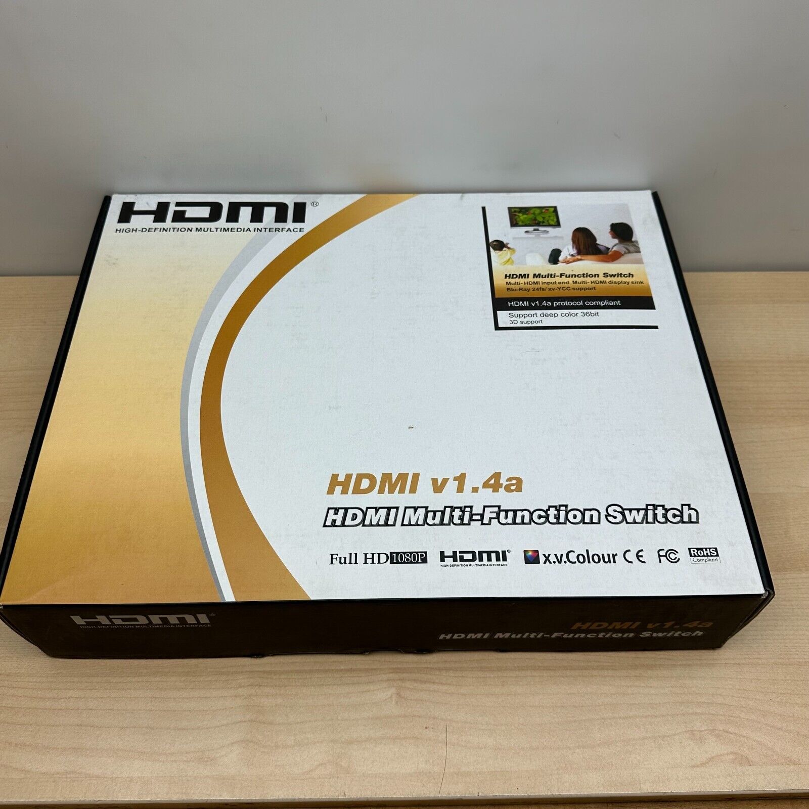 HDMI Multi Function Switch Splitter Over Ethernet Multi-Layer Super Matrix 1x4