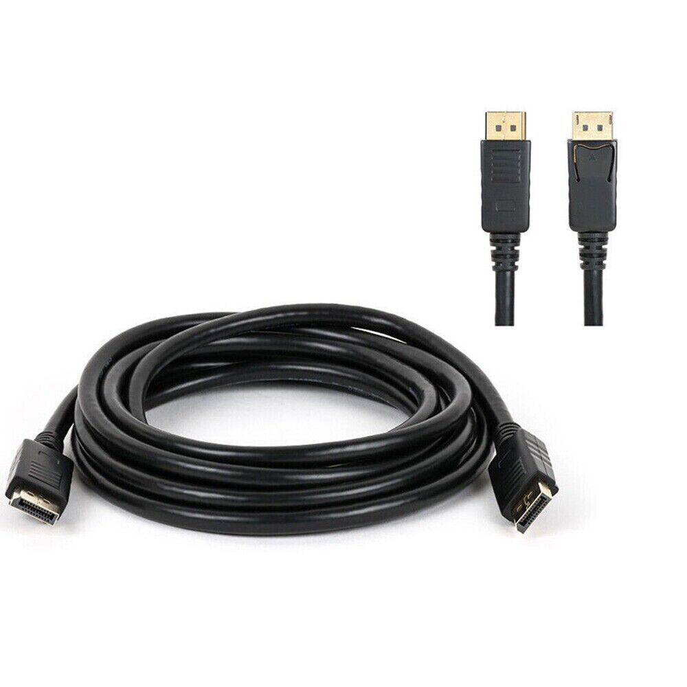 DisplayPort to DisplayPort Cable DP to DP 4K UHD Video Monitor Wire 6 Ft