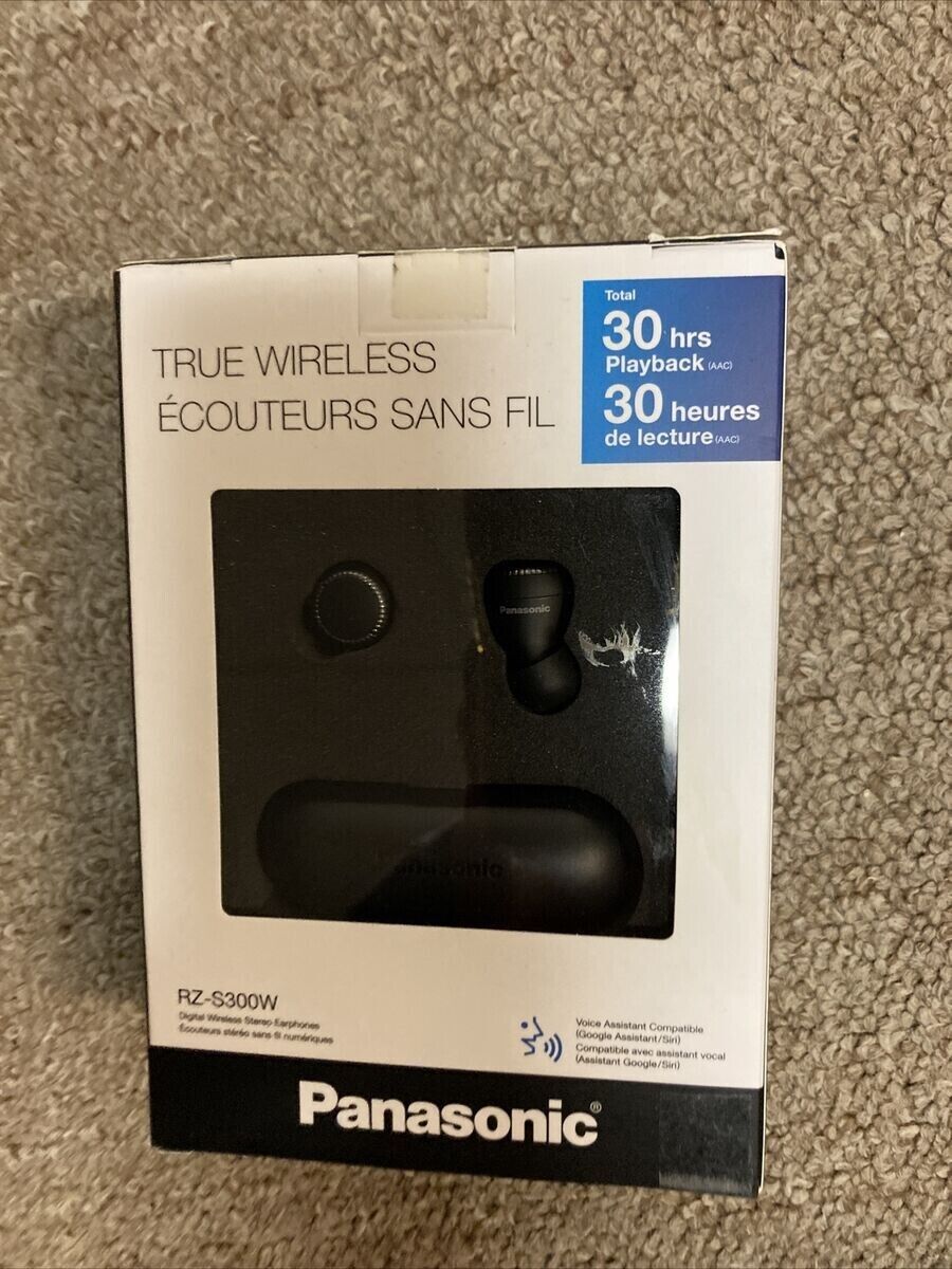 NEW Panasonic RZ-S300W True Wireless Earphones - Black