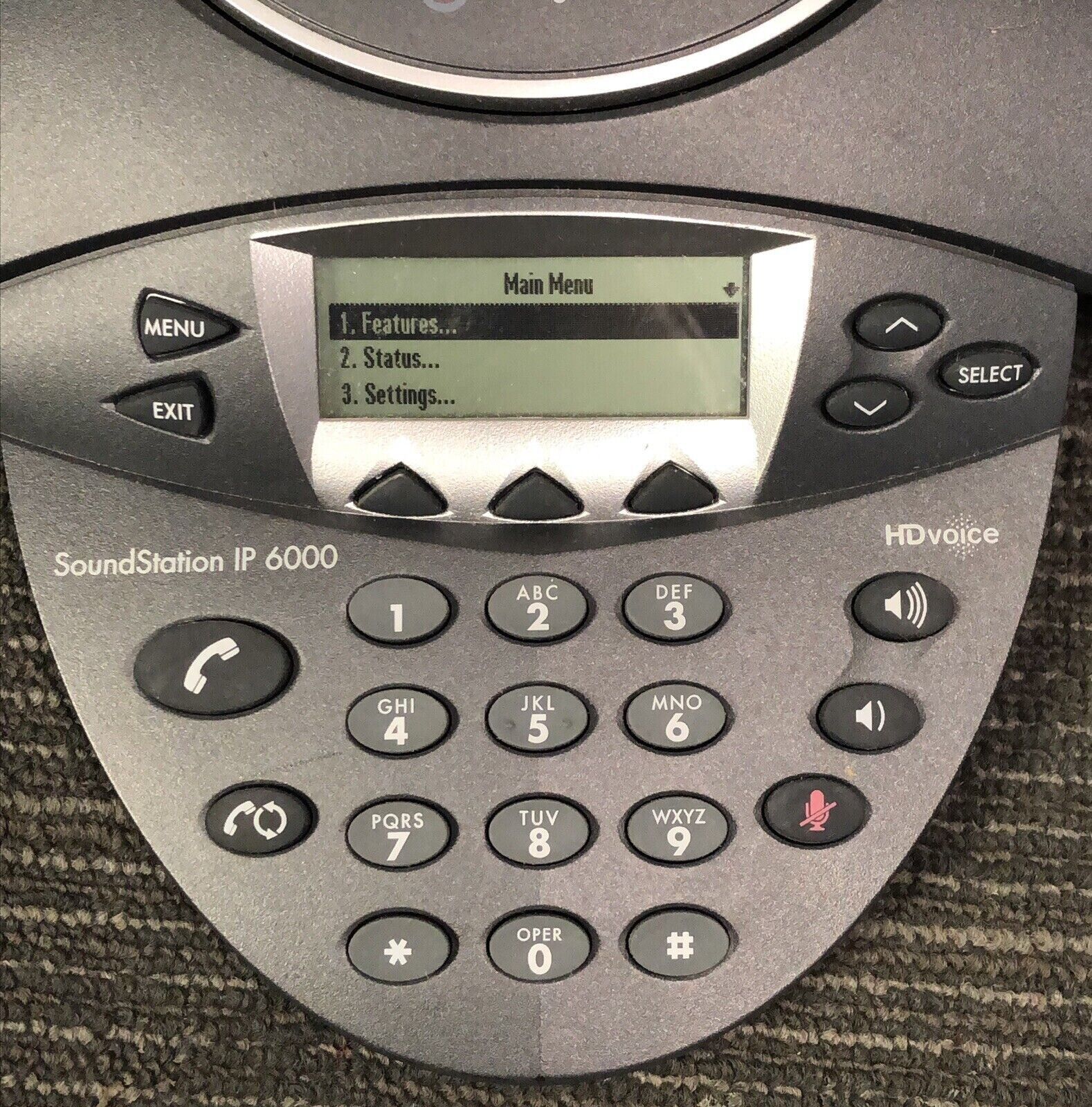 Polycom Soundstation IP 6000 Conference Phone 2201-15600-001 E3870