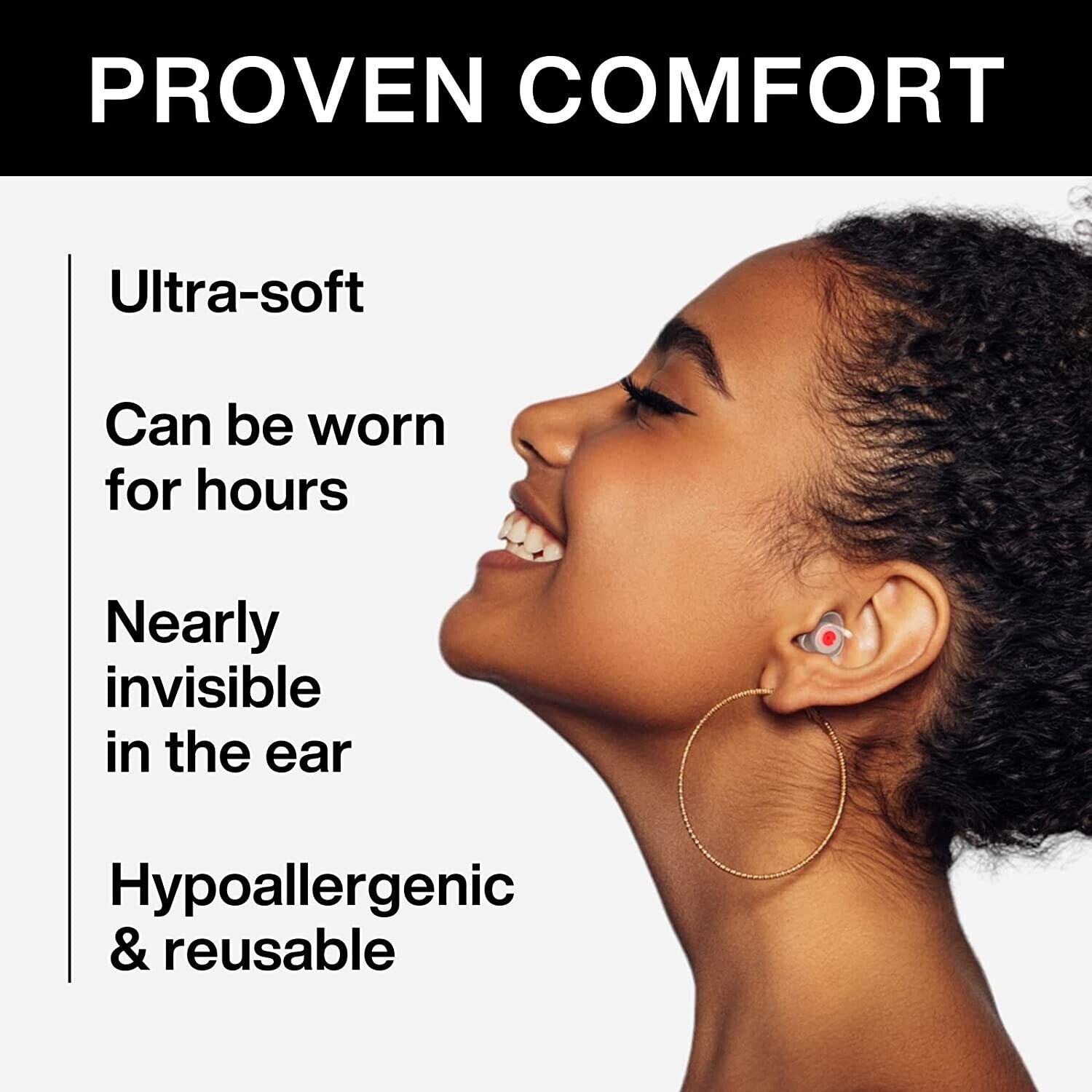 EARPEACE Ear Protection Hi-Fi, Concert, DJ, Music, Motorcycle, w\ Case