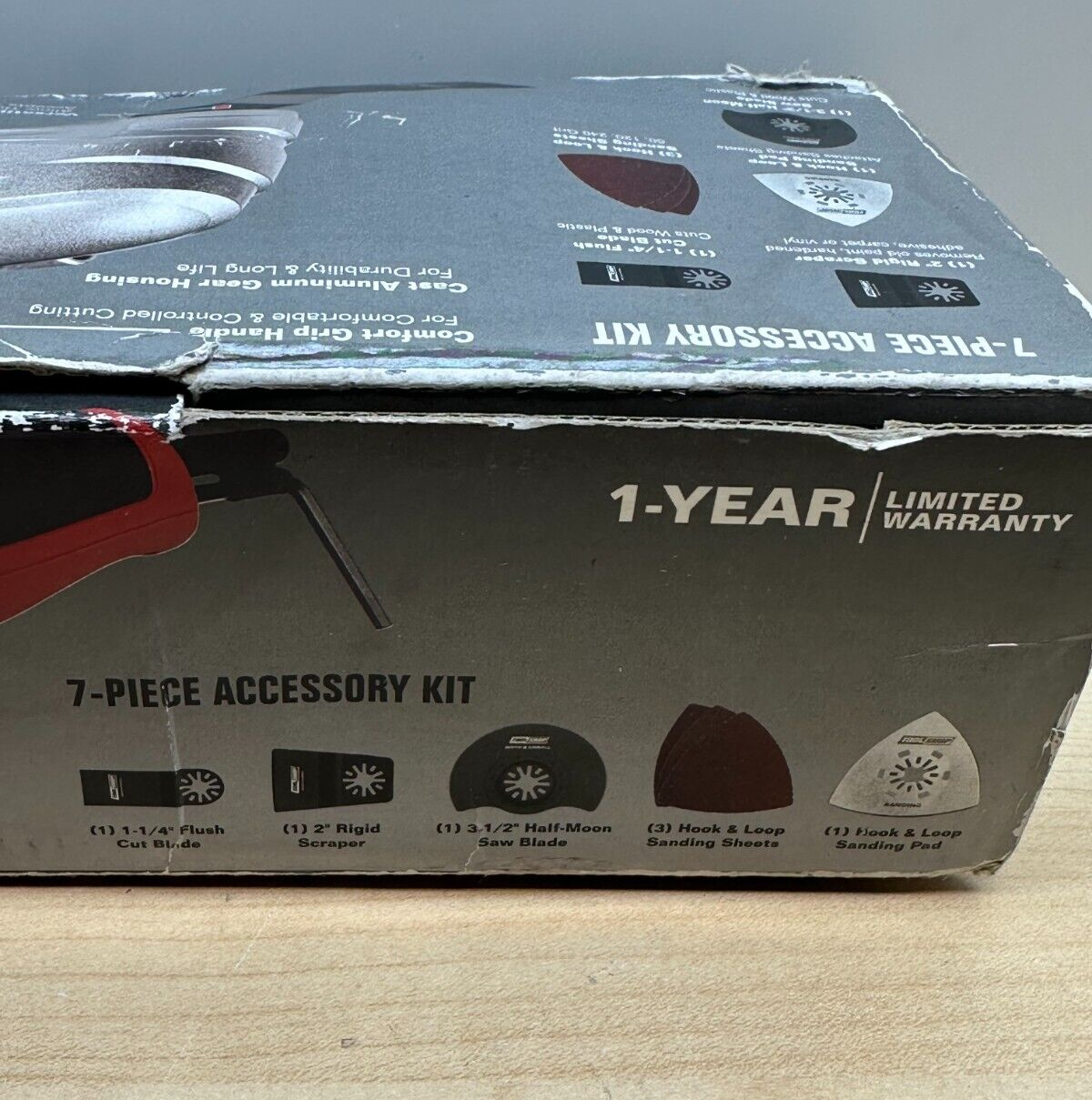 Tool Shop Oscillating Multitool Kit 241-8501 21000RPM 7-Piece Accessory