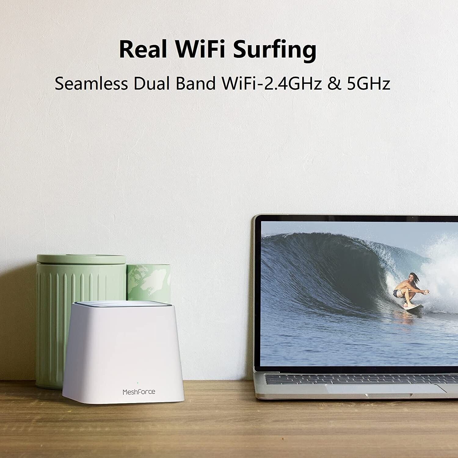 Meshforce Mesh WiFi System M3 2023 Model Up to 4,500 sq. ft. Whole Home Coverage