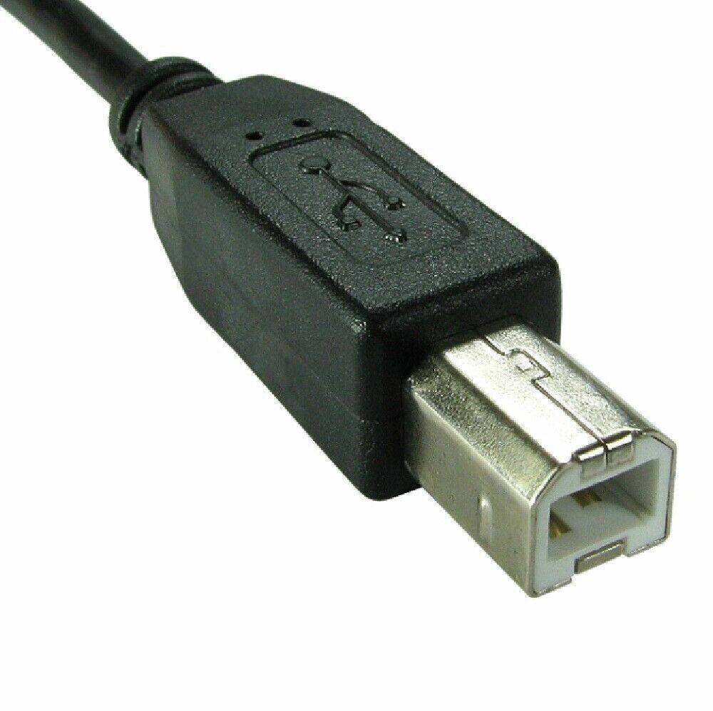 USB Printer Cable Lead Type A Male to B Male HP Epson Brother Canon 1m