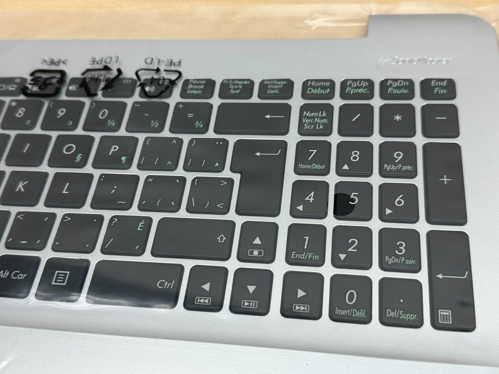 Keyboard + TopCase for ASUS X553M X553MA K553M K553MA - CA White MP-13K96CU-4423