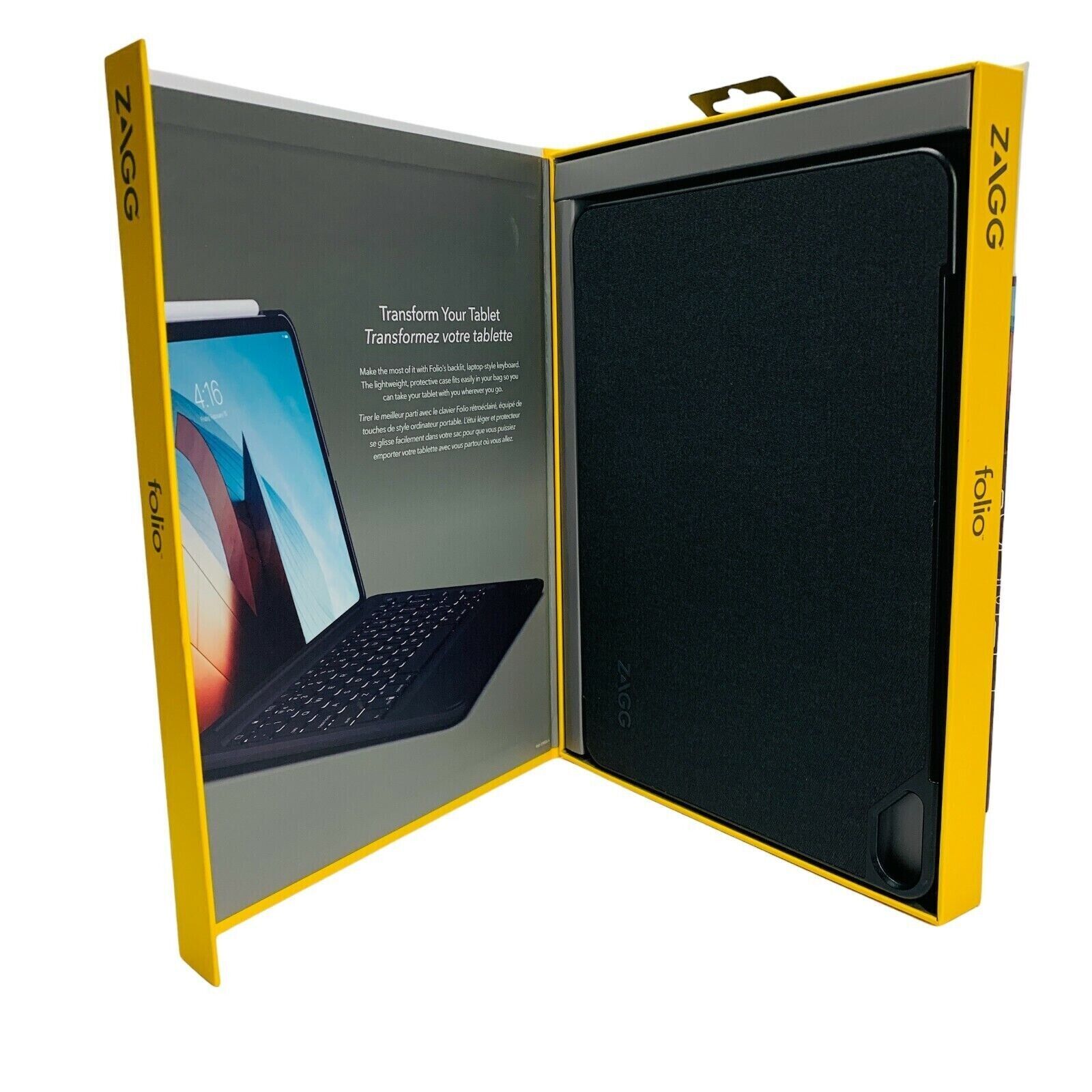 ZAGG Folio Wireless Keyboard & Case for Apple 11-inch iPad Pro Black Brand New