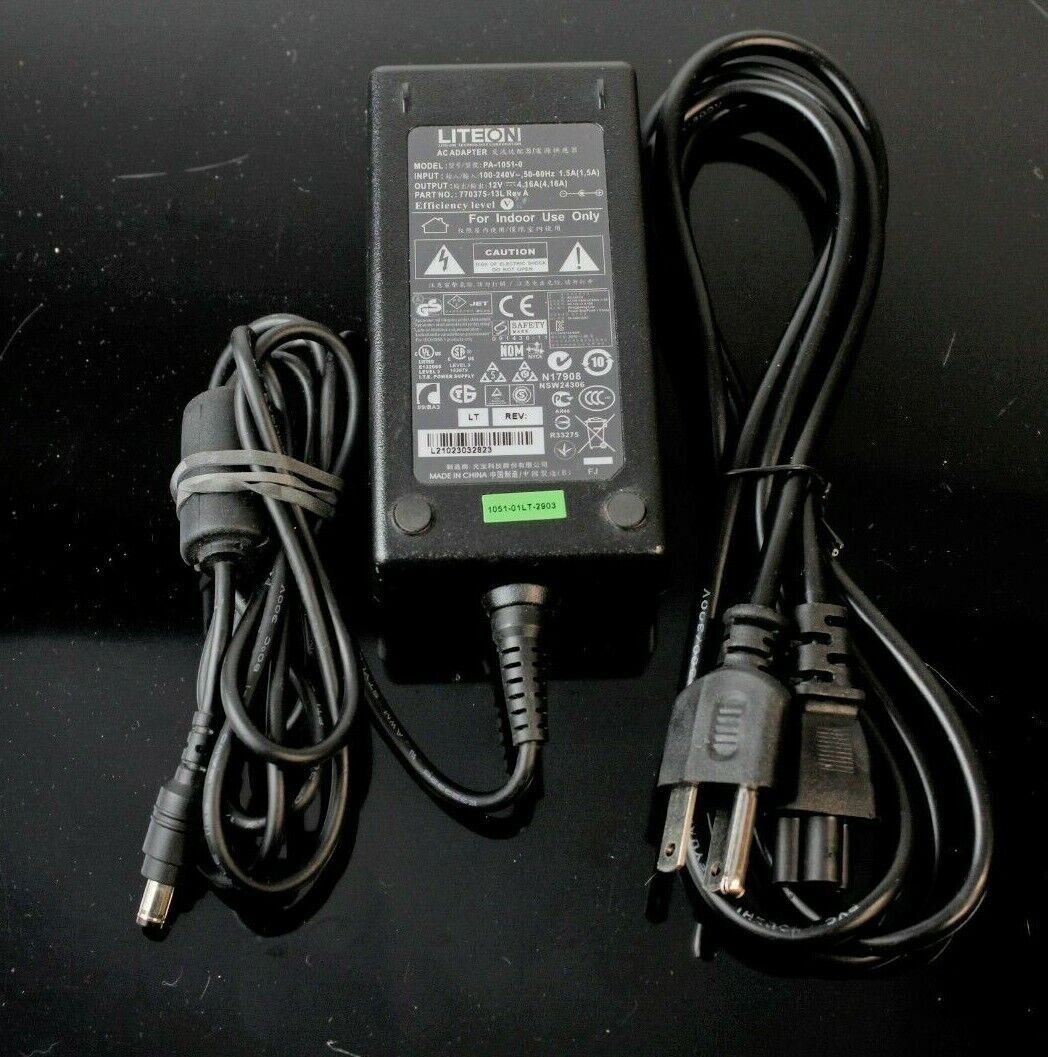 Liteon Power Supply AC Adapter PA-1051-0 770375-13L 60W 12V 4.16A