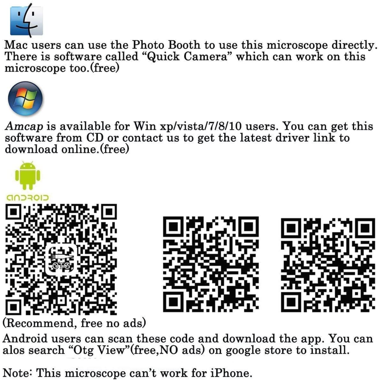 Jiusion 40 to 1000x Magnification Endoscope 8 LED USB 2 0 Digital Microscope