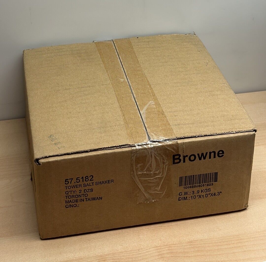 Lot of 24 Browne Salt & Pepper Shakers