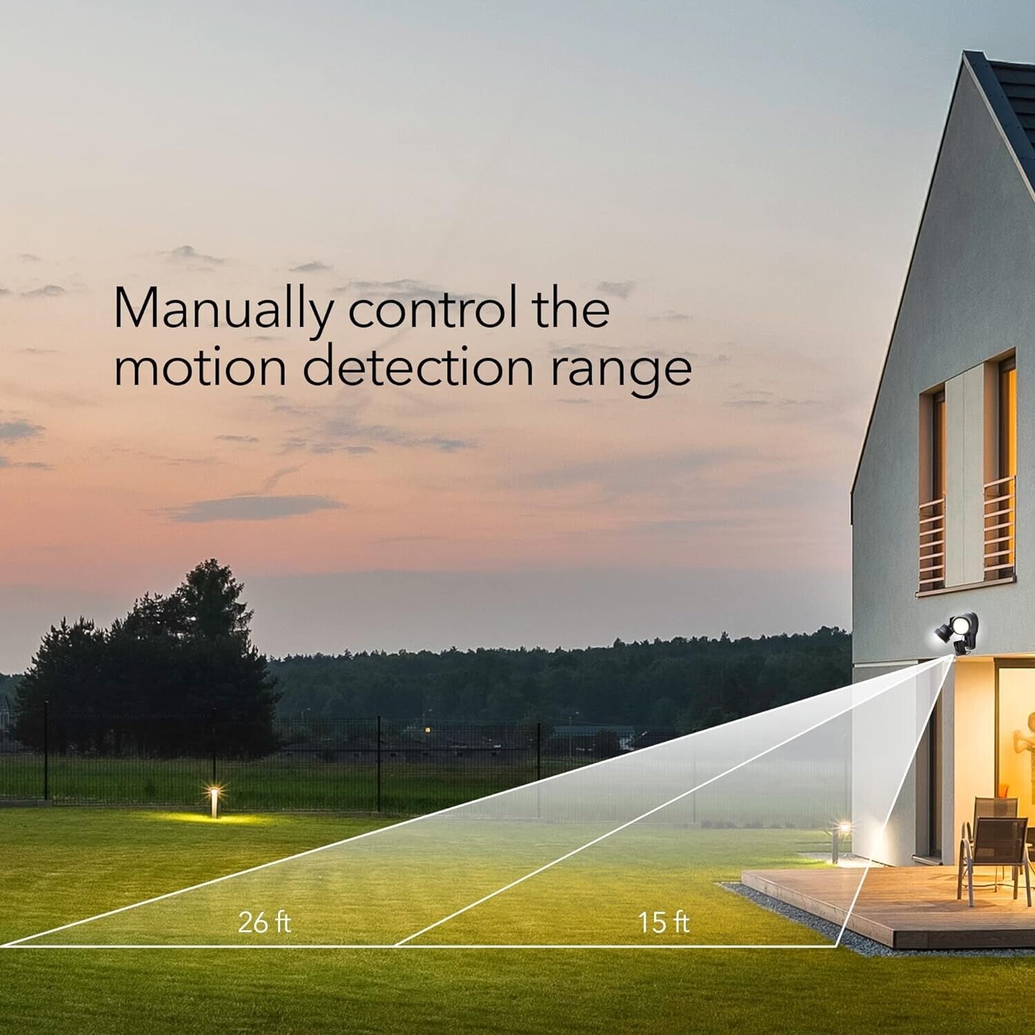 Wasserstein 3-in-1 Plugged-In Smart Floodlight 1500 lumens *Camera NOT Included*