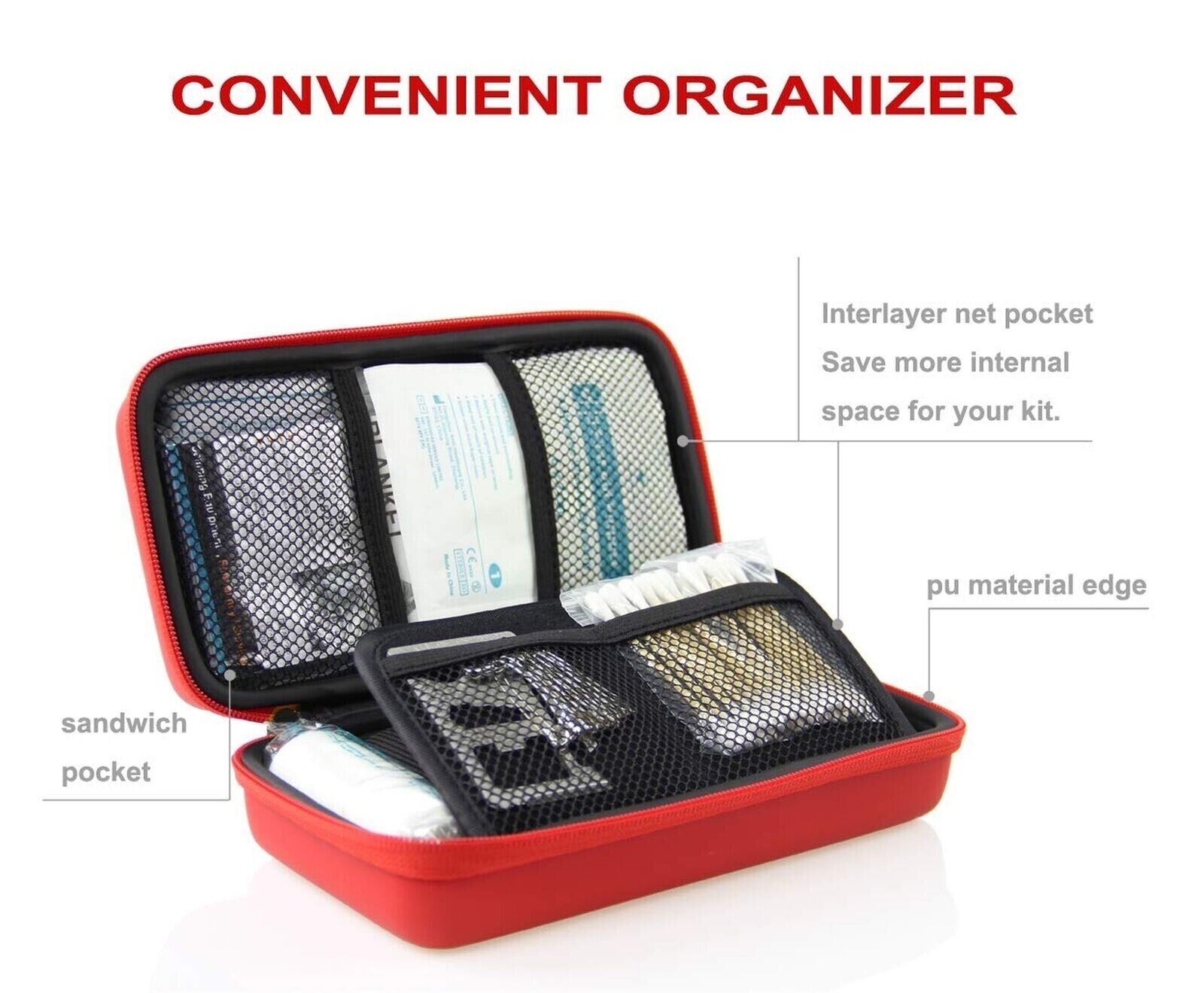 SHBC Compact First Aid Kit (139 Piece) Adventure Medical Kits Waterproof