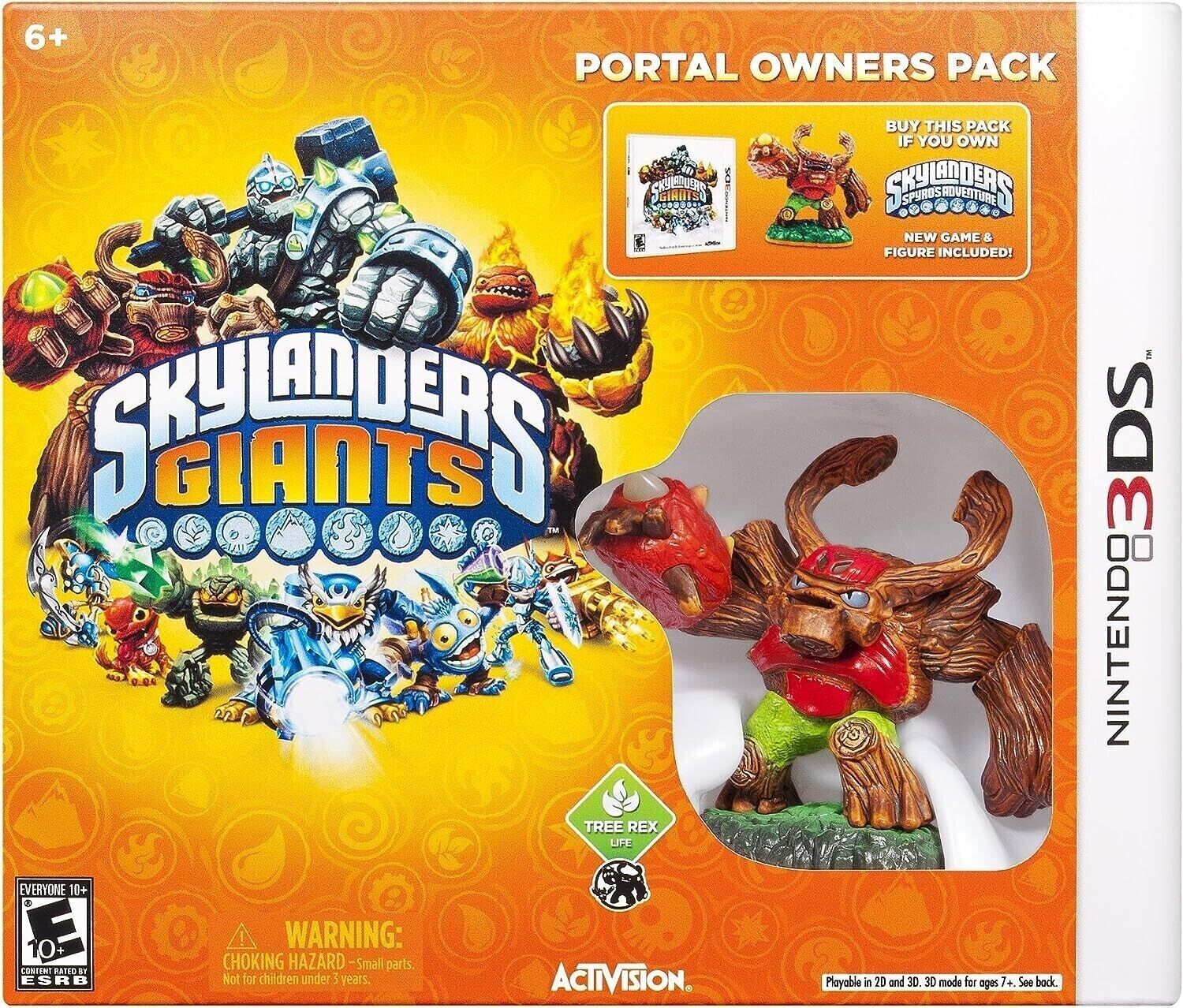 Nintendo 3DS Skylanders Giants Portal Owners Pack Tree REX New SEALED BOX