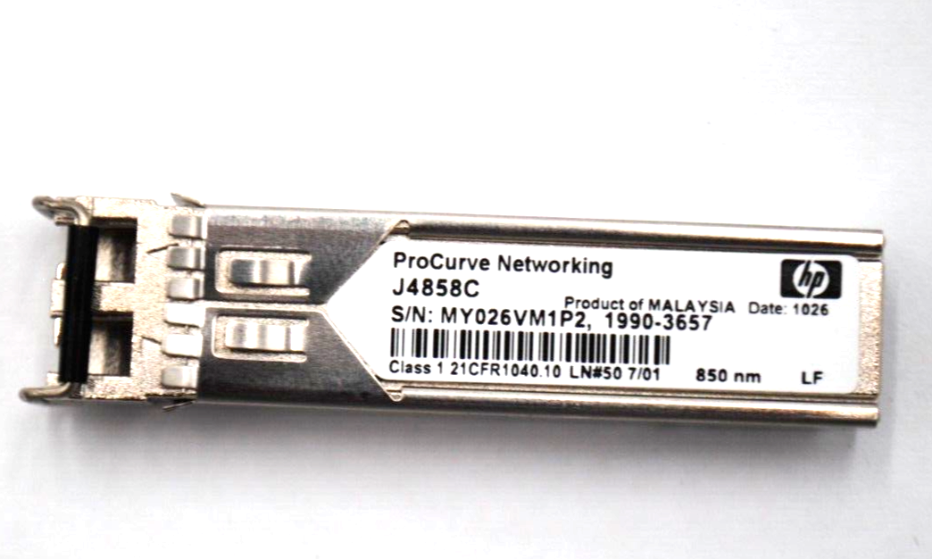 J4858C Genuine SFP Transceiver HP X121 1G Gigabit-SX-LC