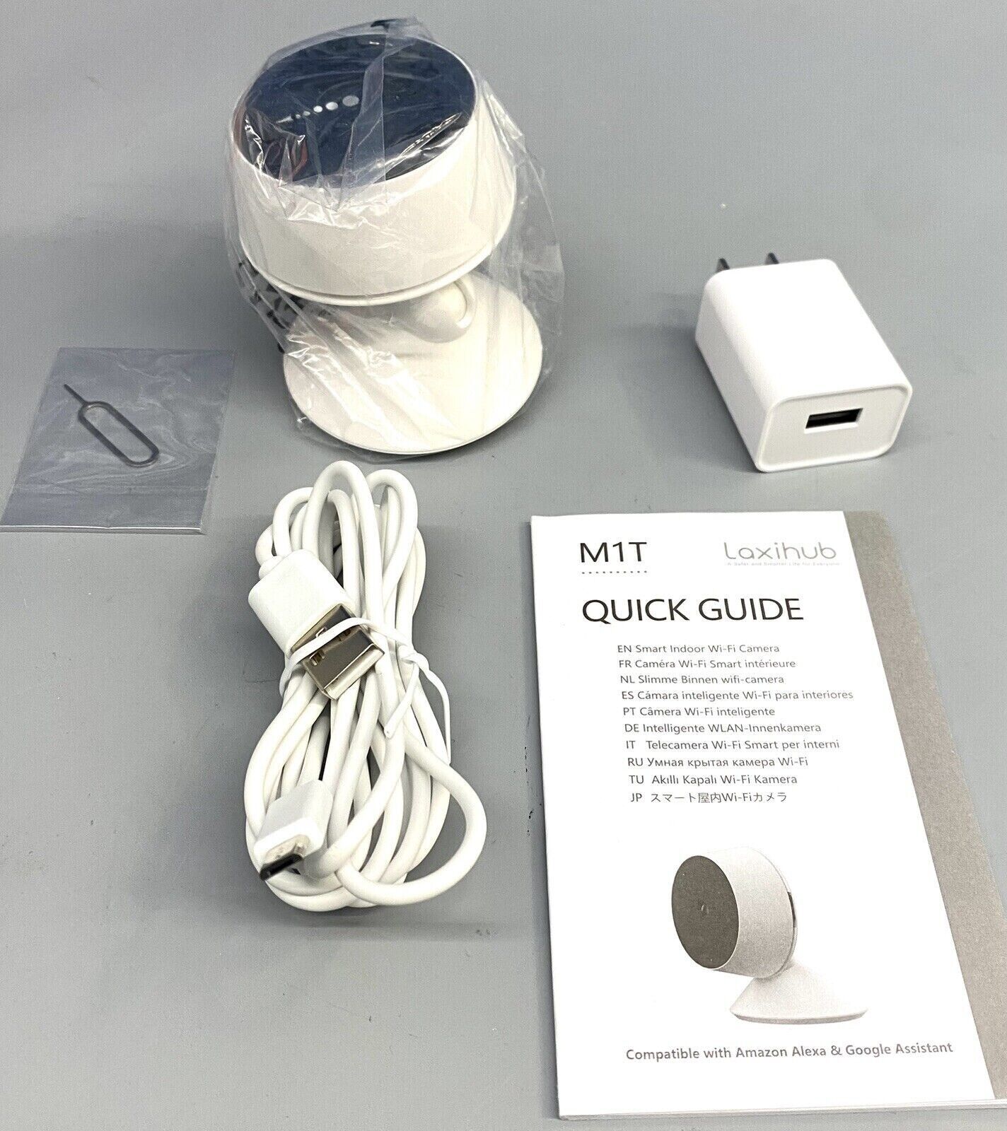 M1T Ultra HD 3MP Indoor Camera. Laxihub. Compatible With Alexa, Amazon , Google