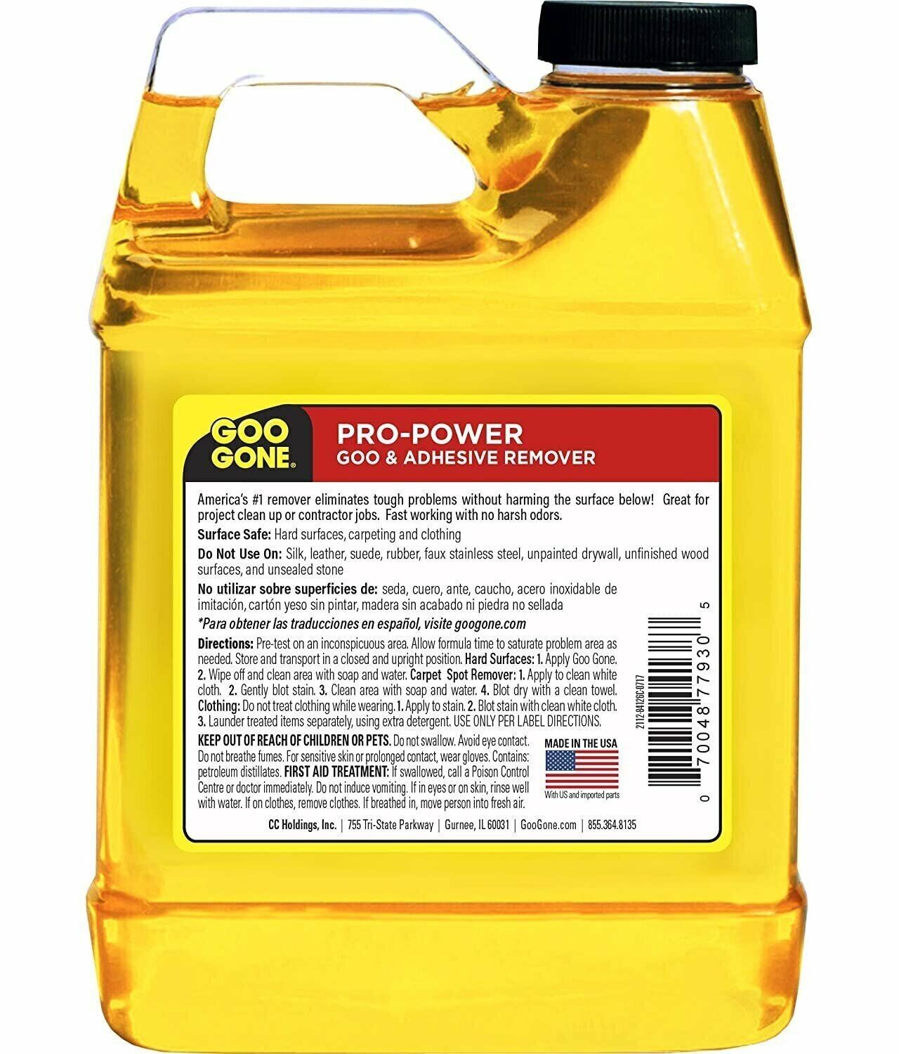 Goo Gone Pro-Power - Professional Strength Adhesive Remover .95L - 32 Fl. Oz Jug