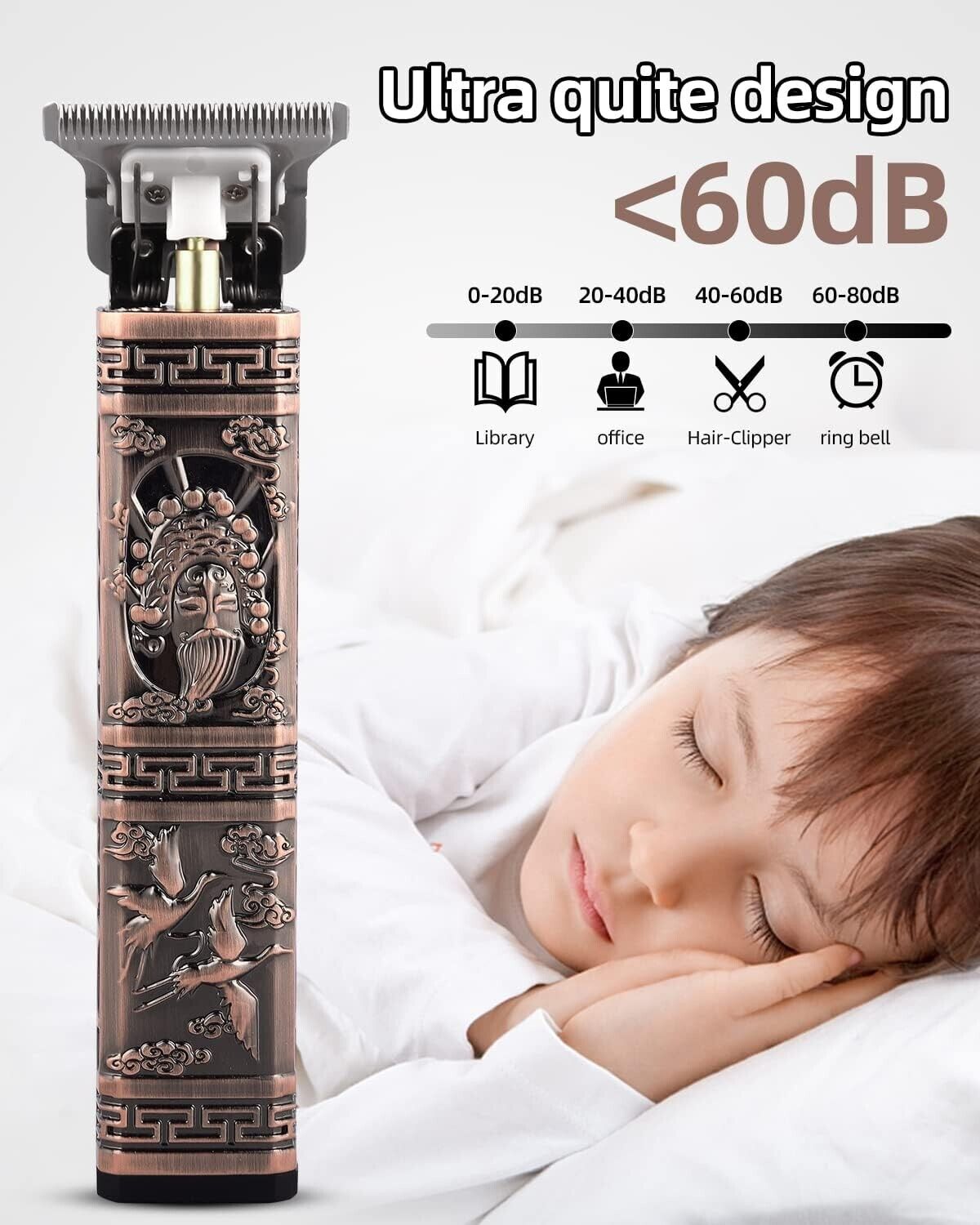 Hair Clippers for Men CkeyiN Pro Trimmer Rechargeable Cordless T3 Rechargeable