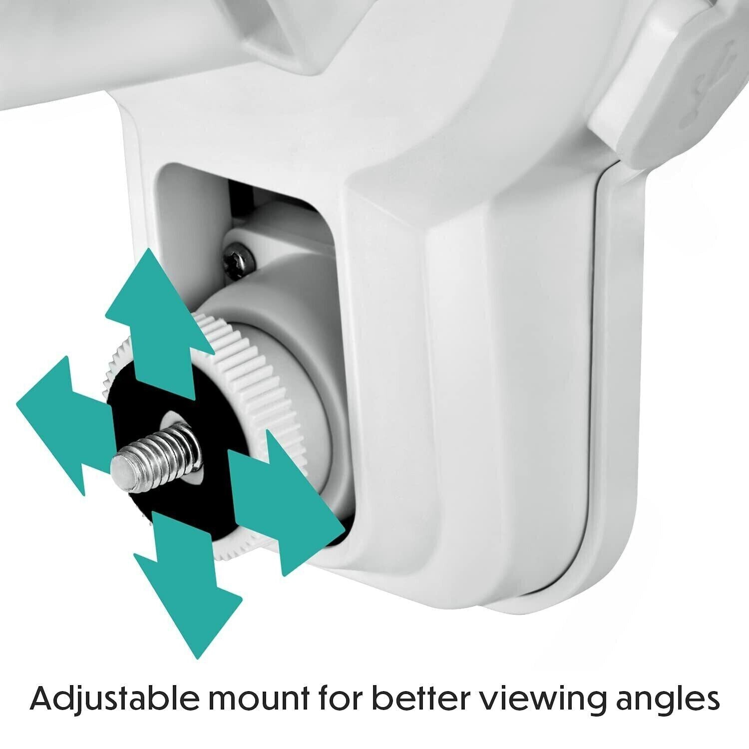 Wasserstein 3-in-1 Wired Floodlight, Charger and Mount Compatible with Arlo Pro