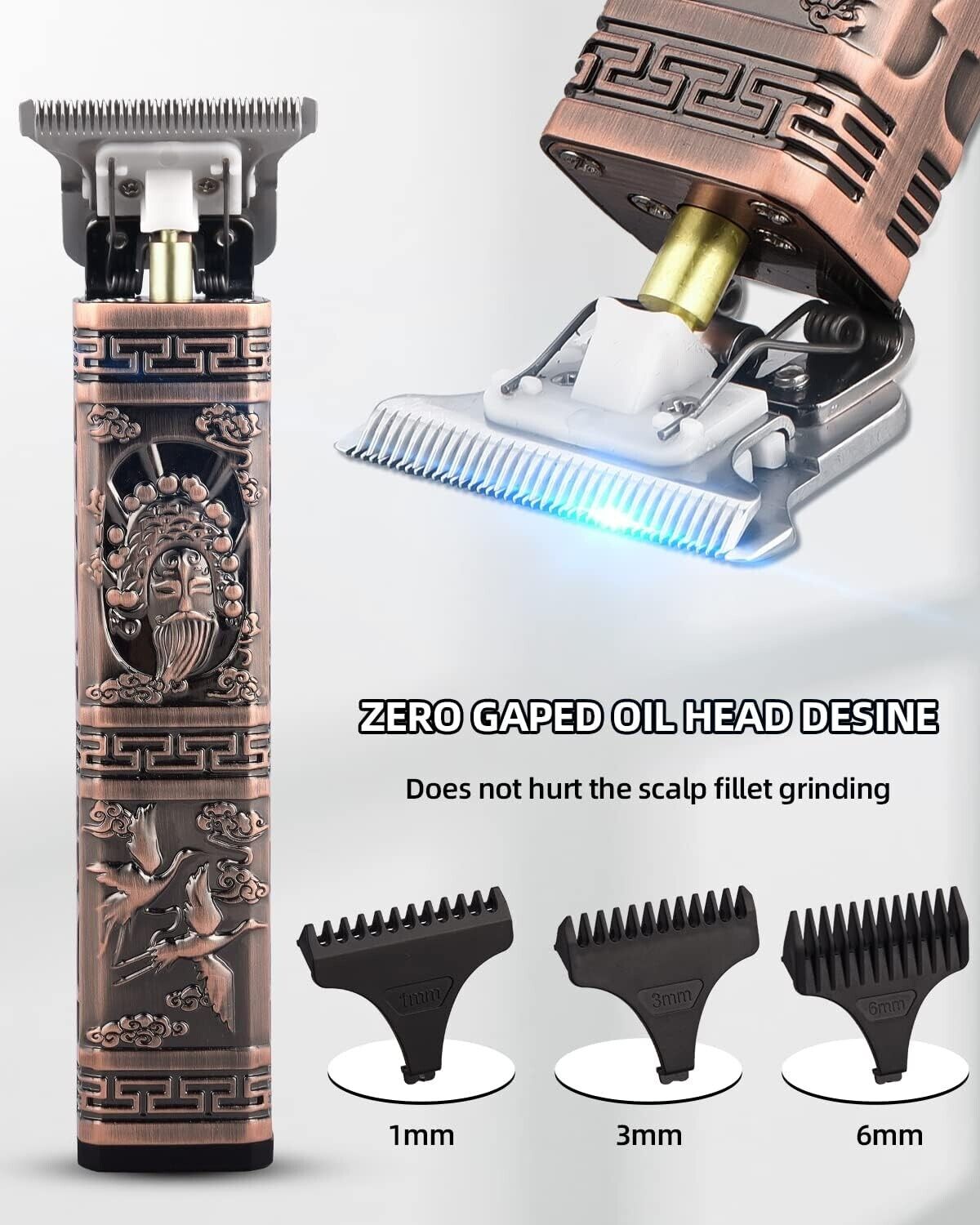 Hair Clippers for Men CkeyiN Pro Trimmer Rechargeable Cordless T3 Rechargeable