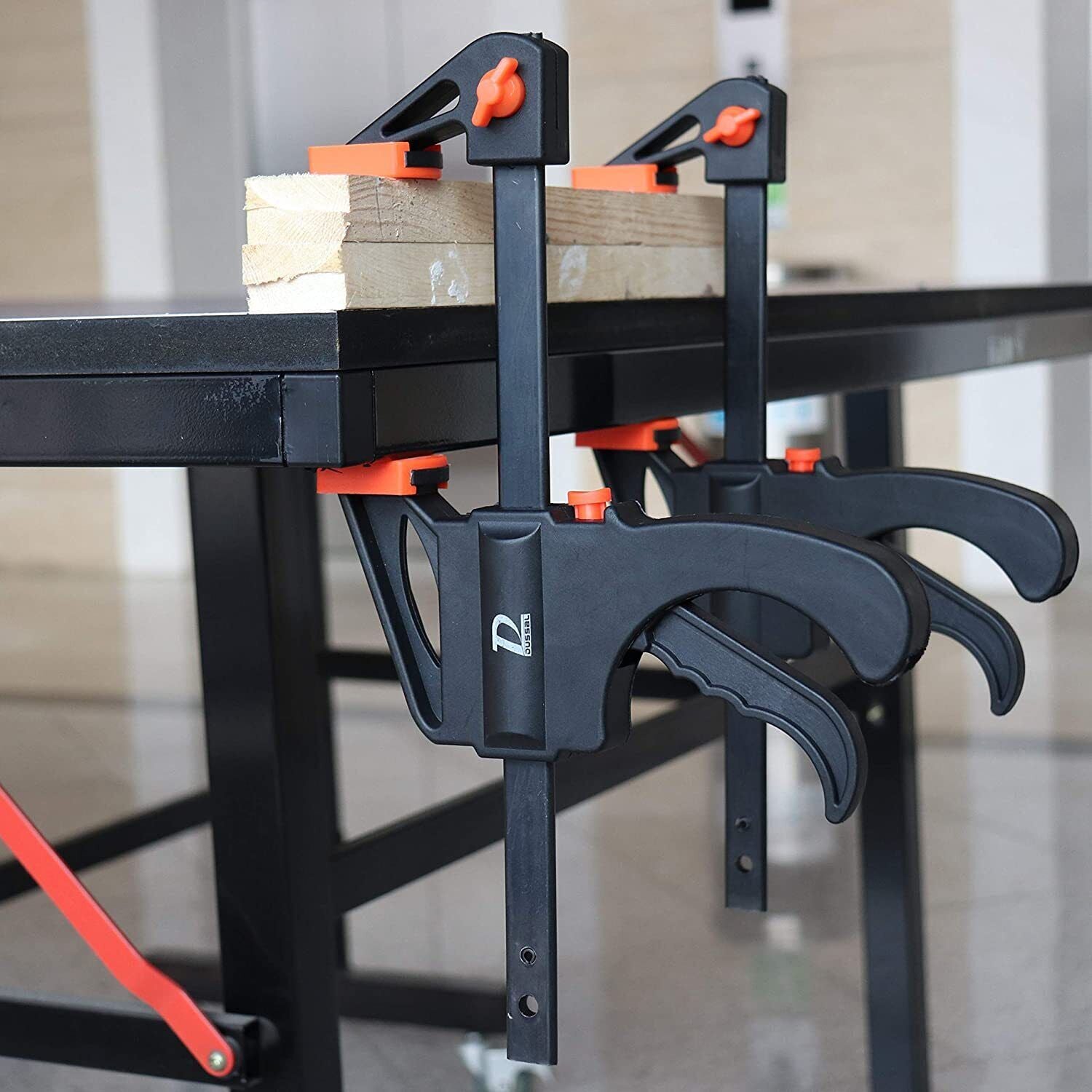 Quick Grip Clamps for Woodworking 4 Set Tool Grip Quick Ratchet Release Squeeze