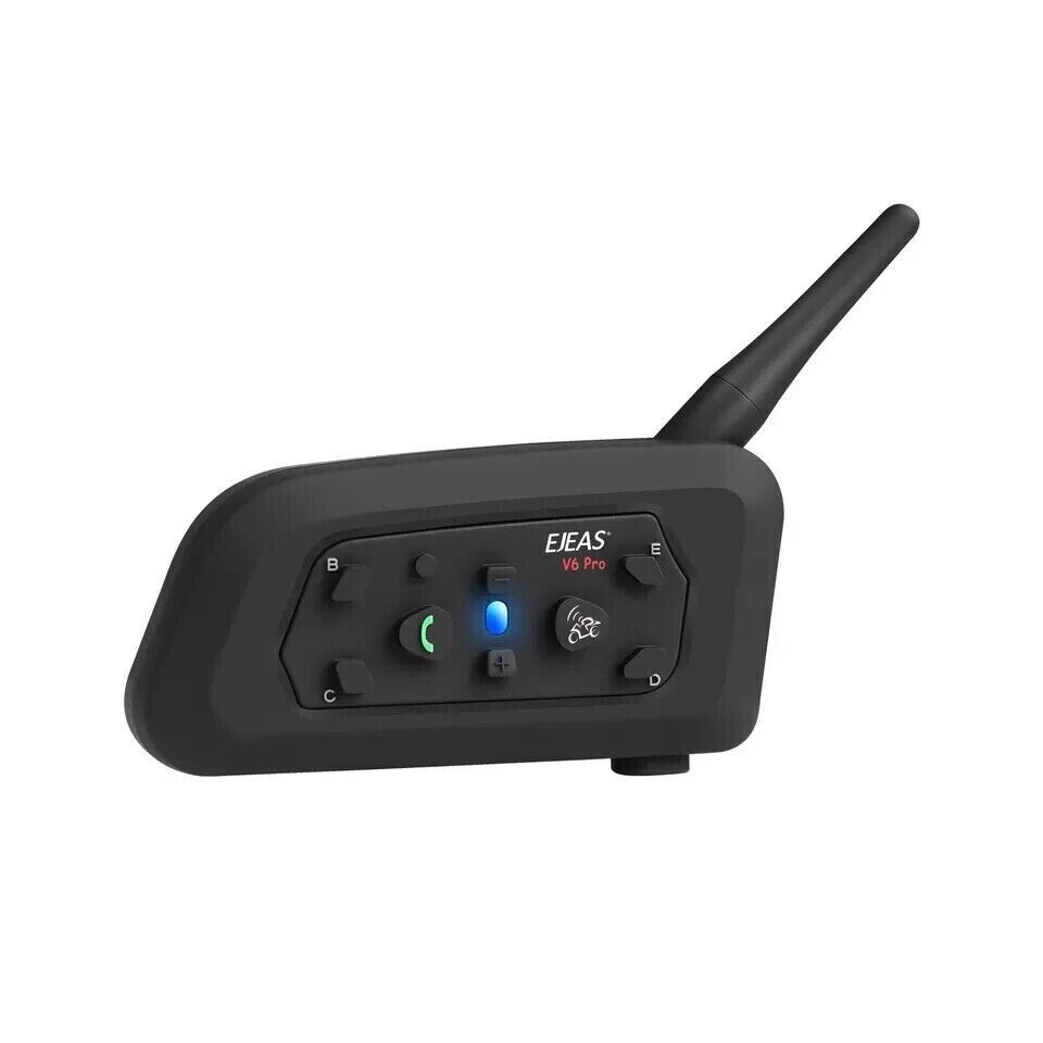 EJEAS V6 Pro Motorcycle Intercom Waterproof Bluetooth Helmet Headset Intercom