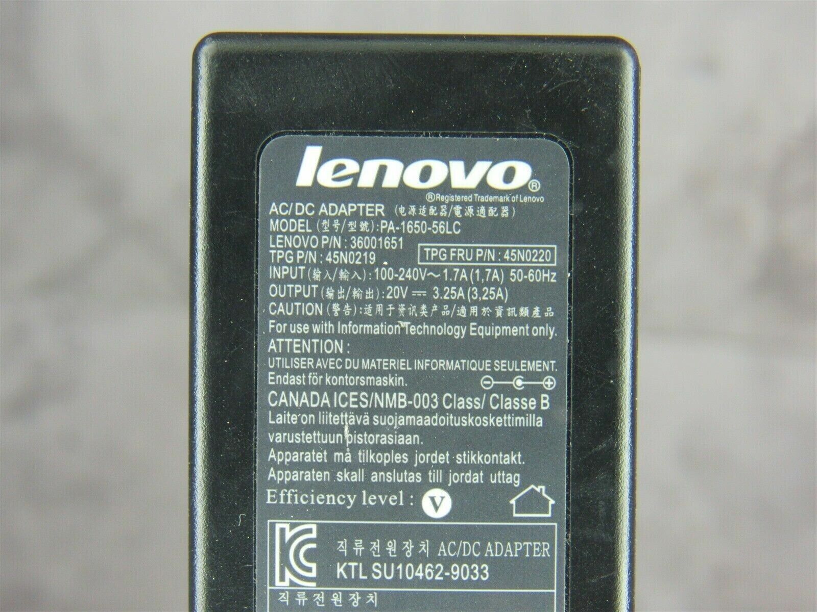 Genuine Lenovo AC Adapter - G550 G555 Z580 G580 G575 45N0220 45N0219 Charger