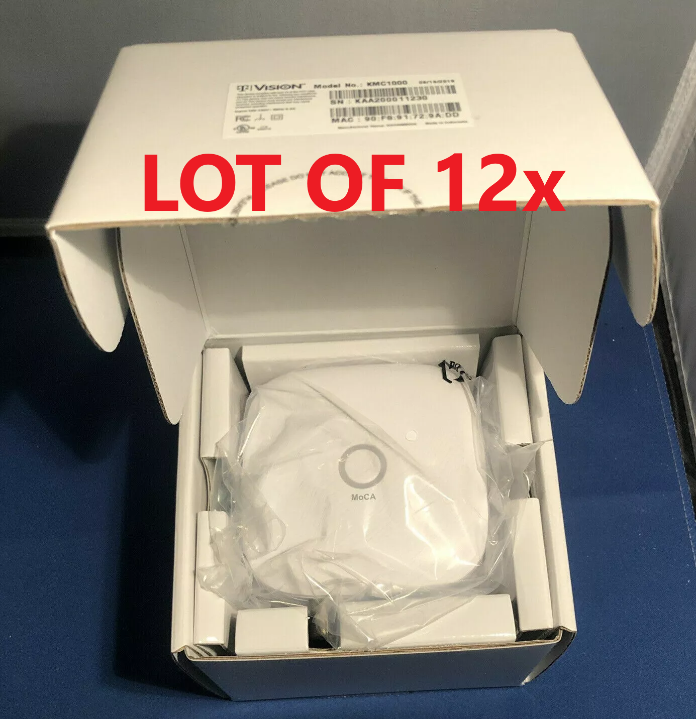 LOT OF 12x KMC1000 MoCA Coax to Ethernet Adapter Adaptor MoCA 2.0 500 Mbps SALE