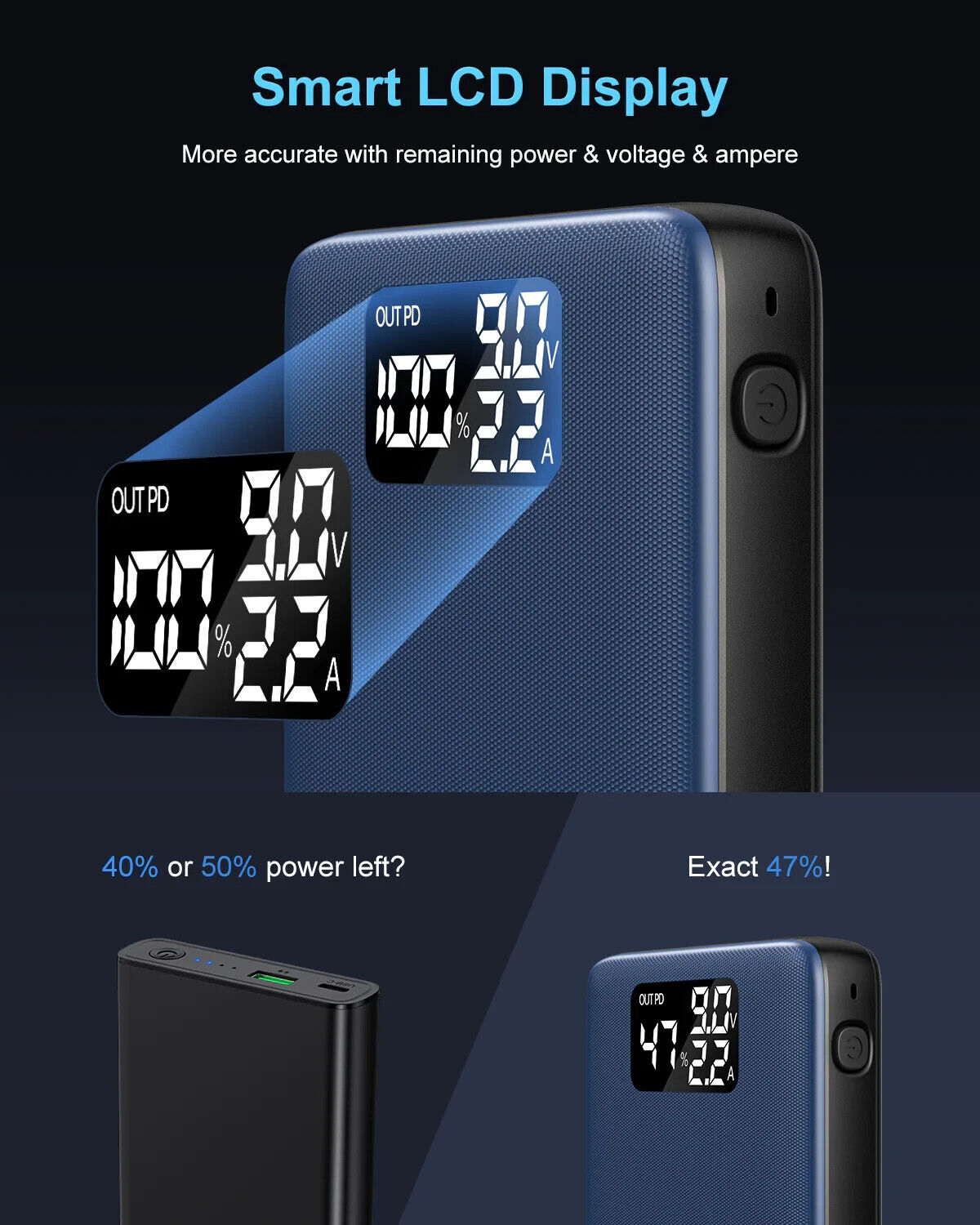 EASYLONGER Portable Charger 26800mAh 22.5W Power Pack