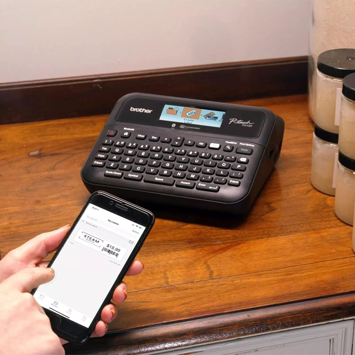 P-Touch PT- D610BT Business Professional Connected Label Maker