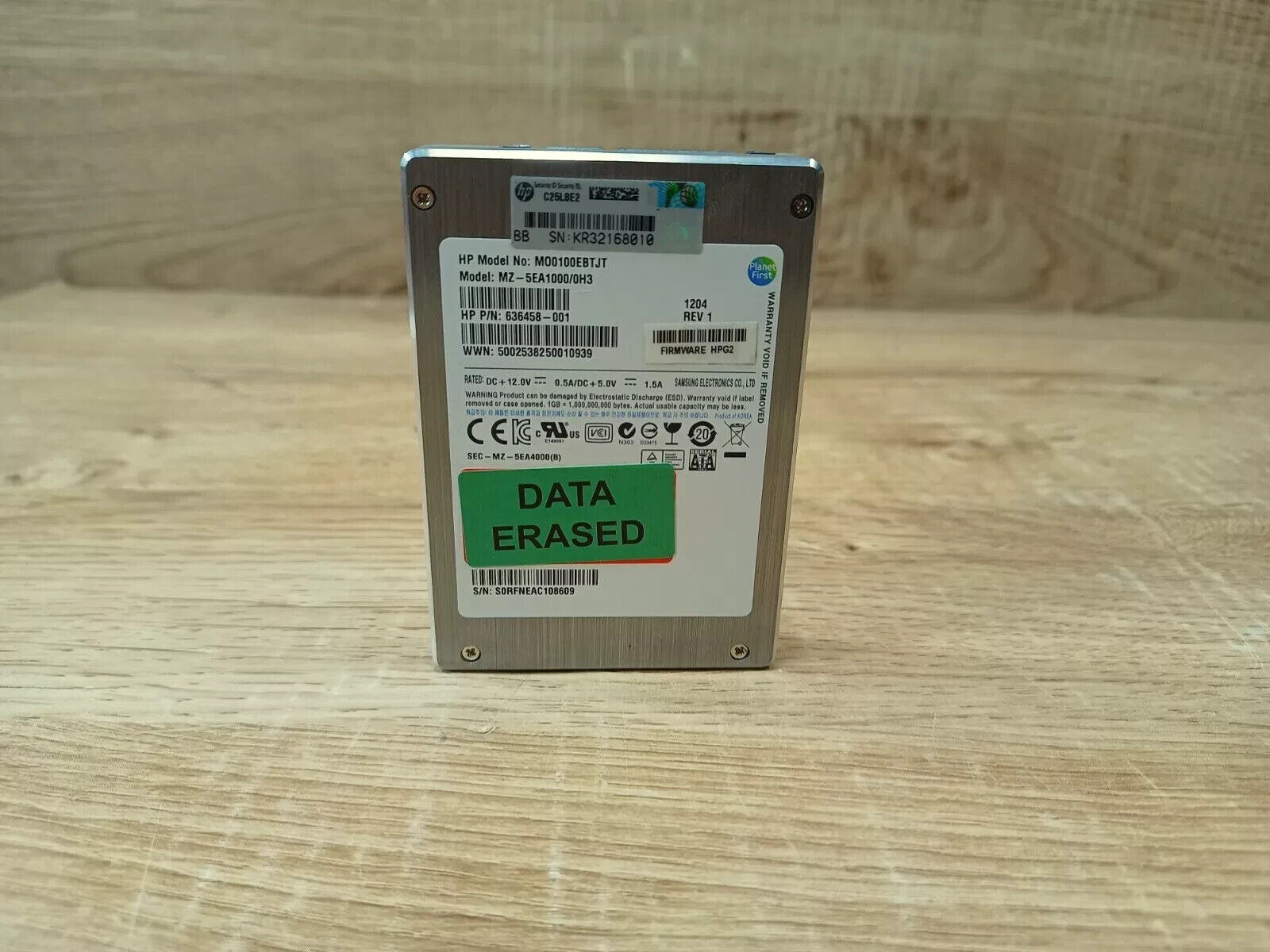 HP 636458-001 100GB Solid State Drive. 2.5"