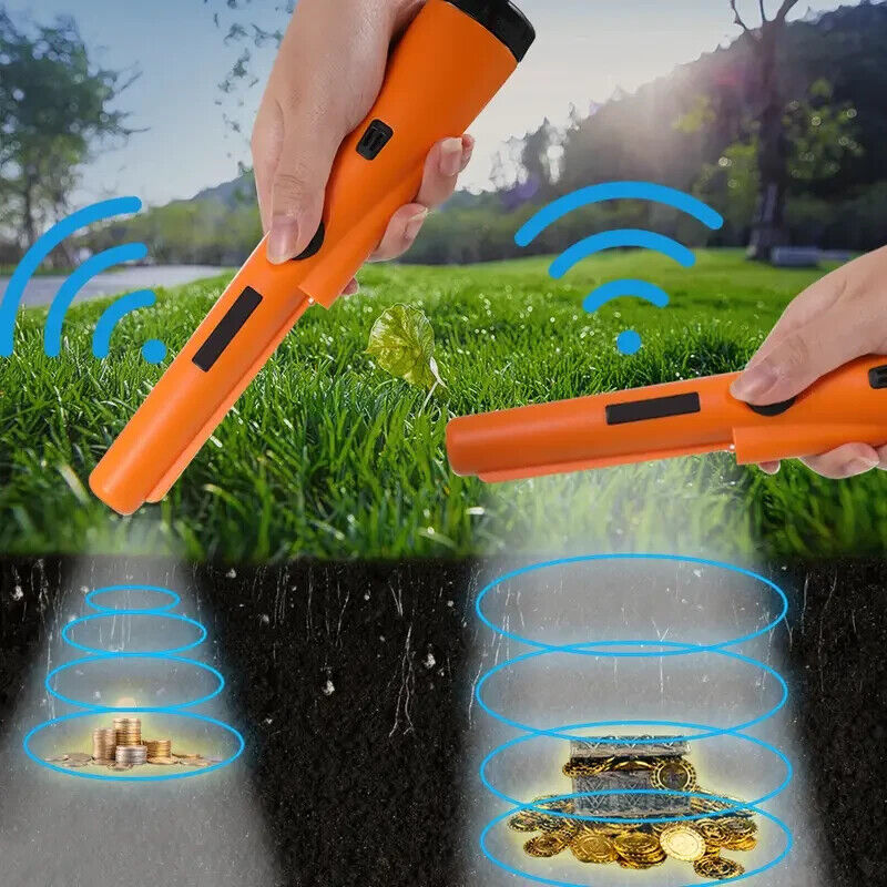Kuman Pin Pointer Water Resistant Metal Detector with Holster