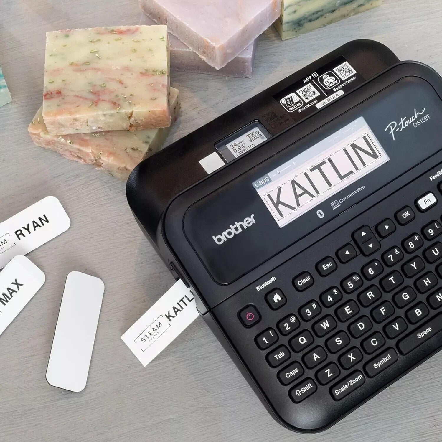 P-Touch PT- D610BT Business Professional Connected Label Maker