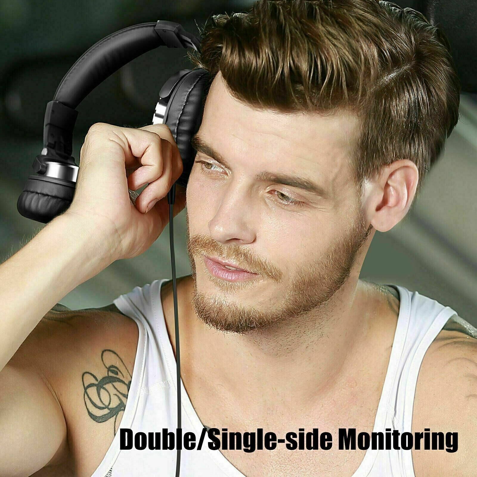 OneOdio Headphones Pro Studio Dynamic Stereo Wired Over Ear Headphones BLACK
