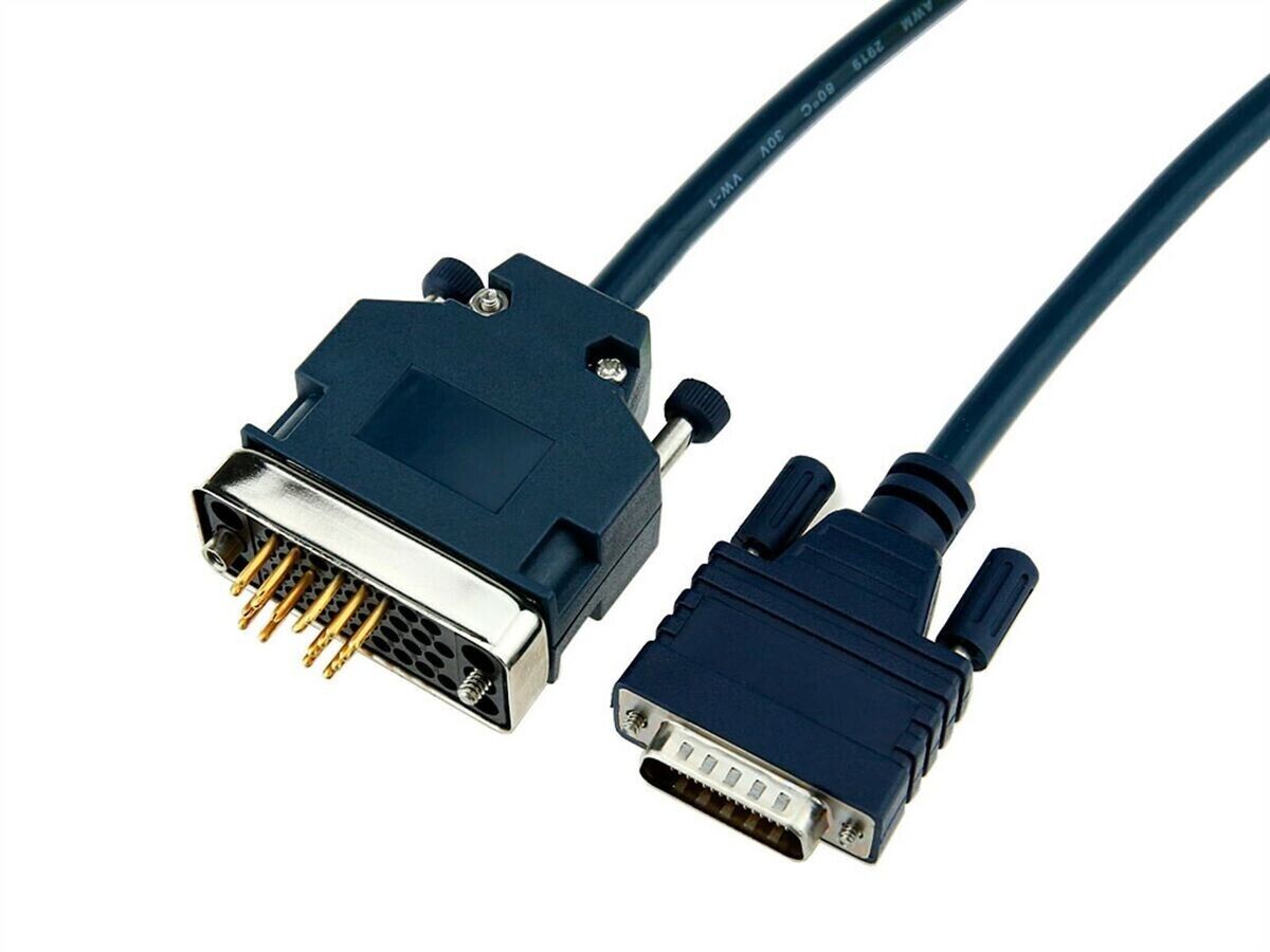 OEM CISCO CAB-V35MT LFH60 MALE TO V.35 DTE MALE 10FT/3M SERIAL CABLE 72-0791-01
