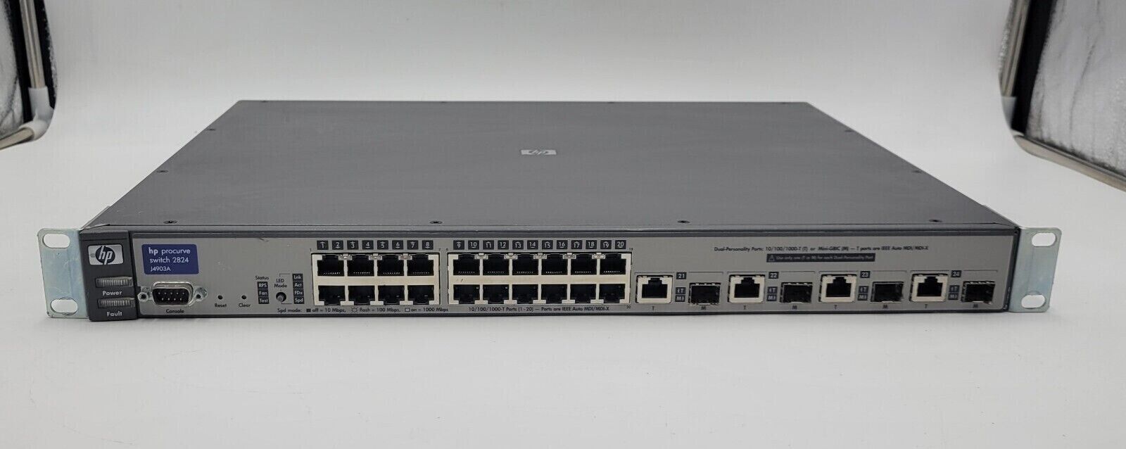 HP J4902A ProCurve 6108 Switch Tested + Working PreOwned w/ power cord