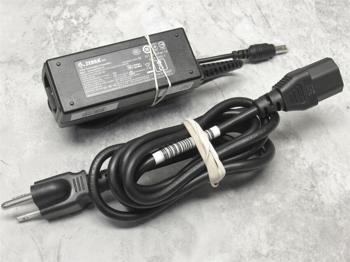 Genuine Zebra QLN220 QLN320 QLN420 FSP025-DYAA3 12V AC Adapter Power Supply