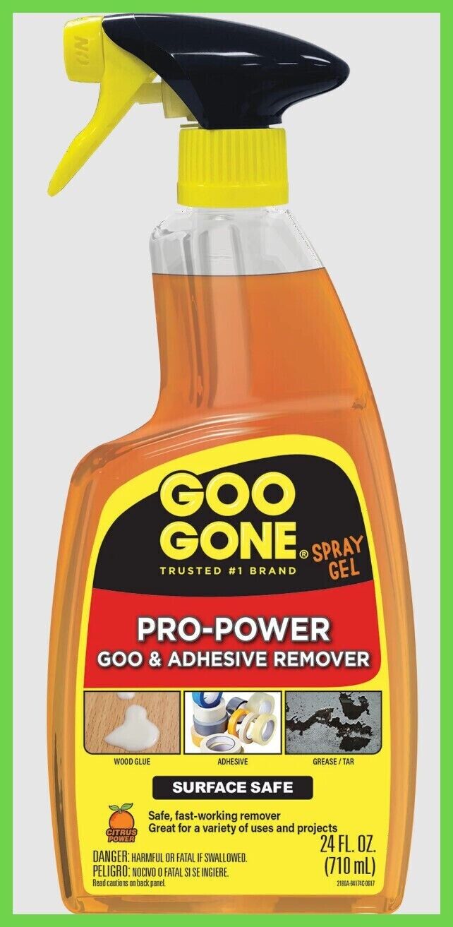 Goo Gone Pro Power Goo & Sticker Adhesive Remover Spray Gel (24 oz.)