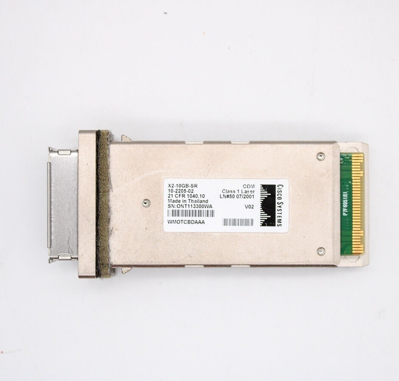 Lot of 4x Genuine Cisco X2-10GB-SR 10GBase-SR X2 Module 10-2205-02/03/04/05/06