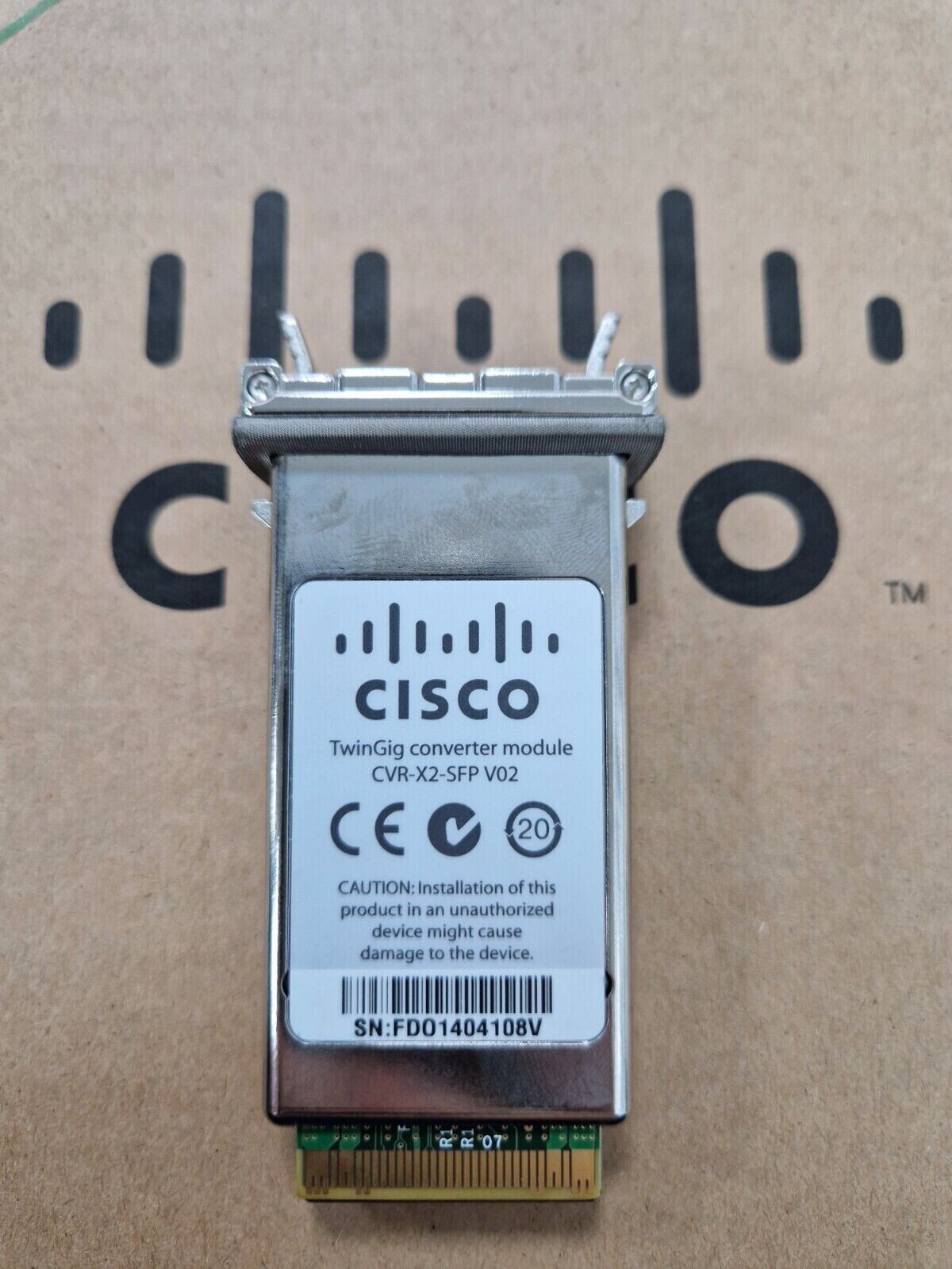 Cisco CVR-X2-SFP V02 TwinGig To SFP Adapter Converter Module 800-27645-02
