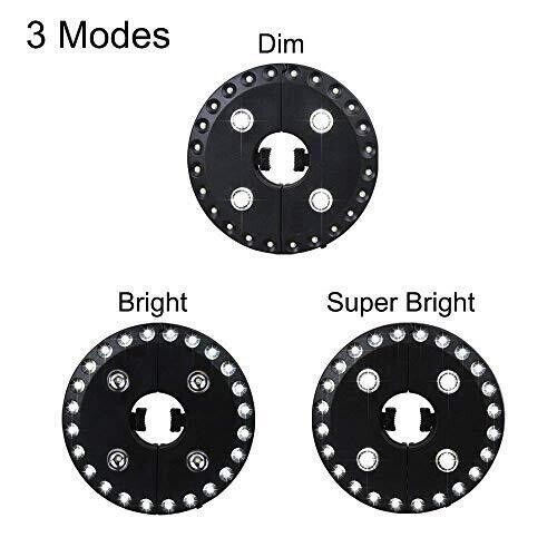 OYOCO Patio Umbrella Light 3 Brightness Modes Cordless 28 LED Lights 200 Lumens