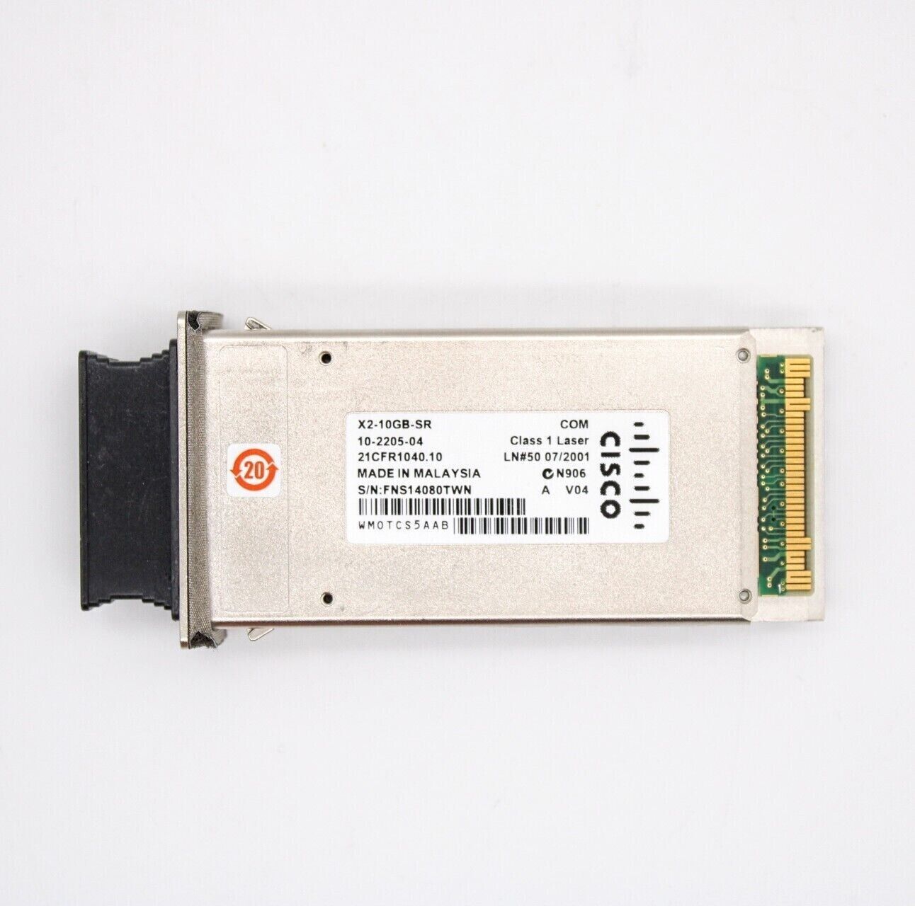 Lot of 4x Genuine Cisco X2-10GB-SR 10GBase-SR X2 Module 10-2205-02/03/04/05/06