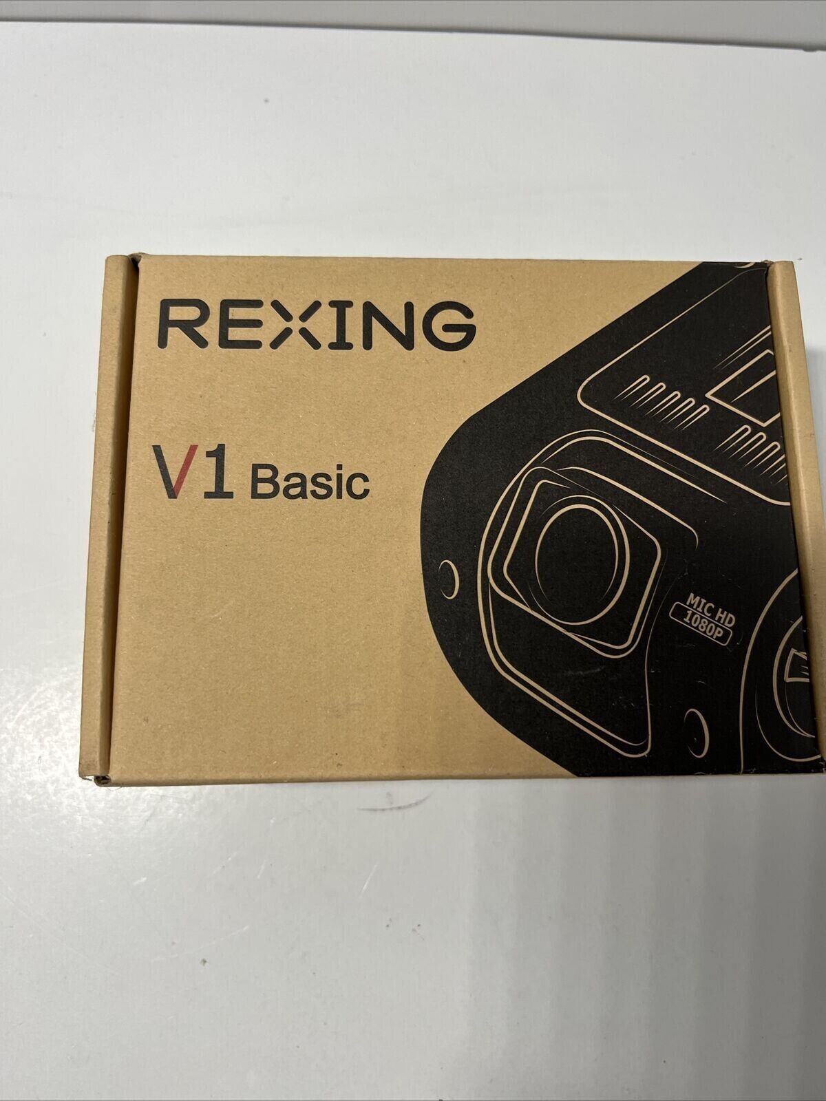 Rexing V1 Basic Dash Cam 1080P FHD DVR Car Driving Recorder, 2.4" LCD Screen