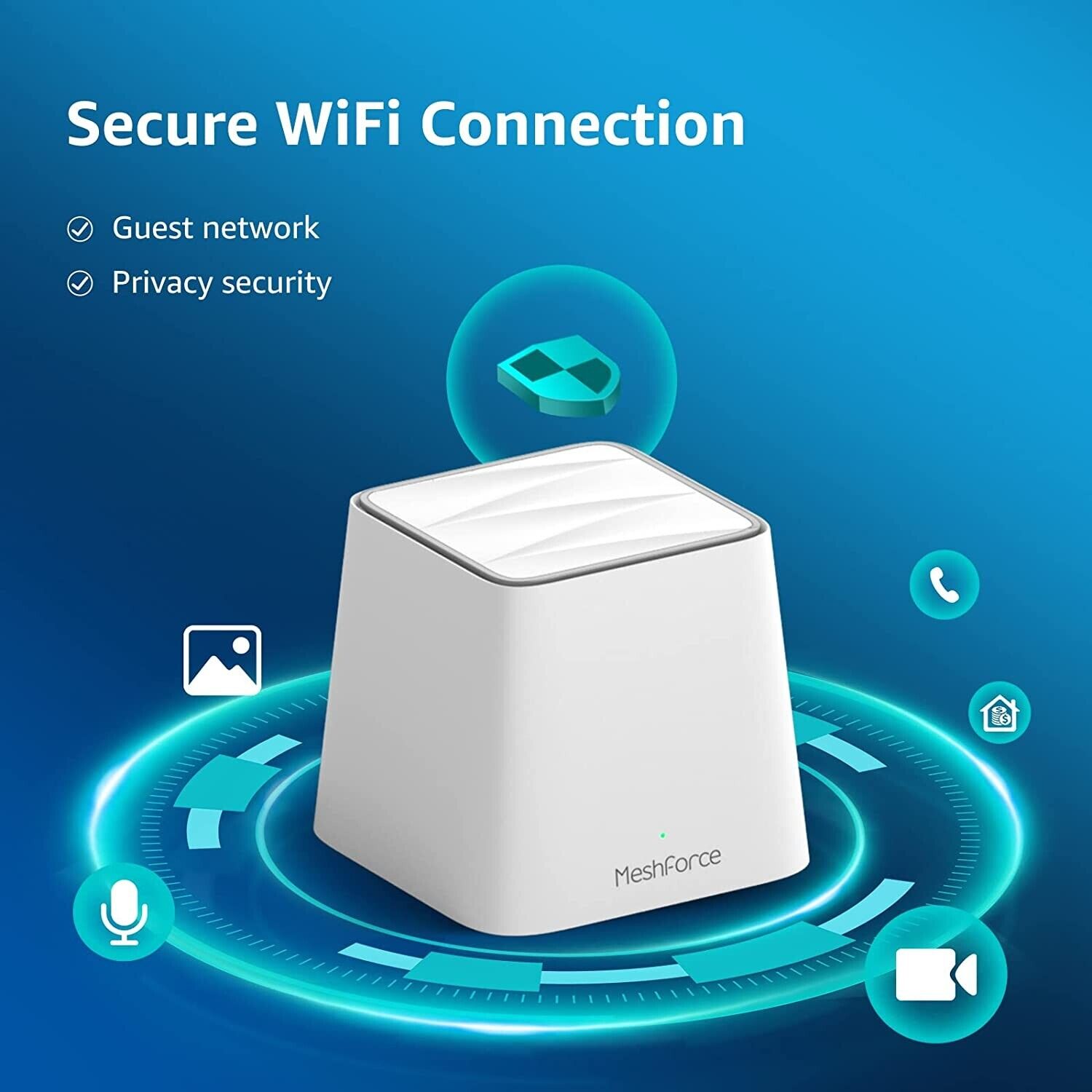 Meshforce Mesh WiFi System M3 2023 Model Up to 4,500 sq. ft. Whole Home Coverage