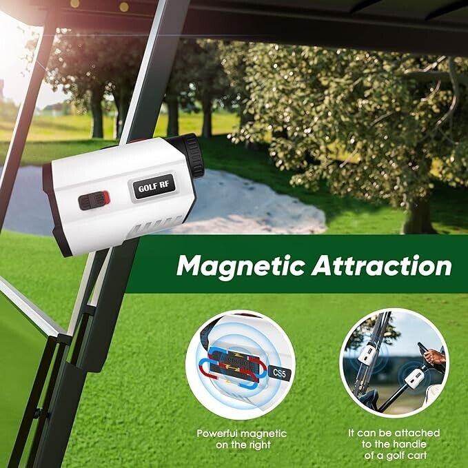 Golf Range Finder 700 Yards Laser USB Rechargeable Slope 6X Tournament Legal
