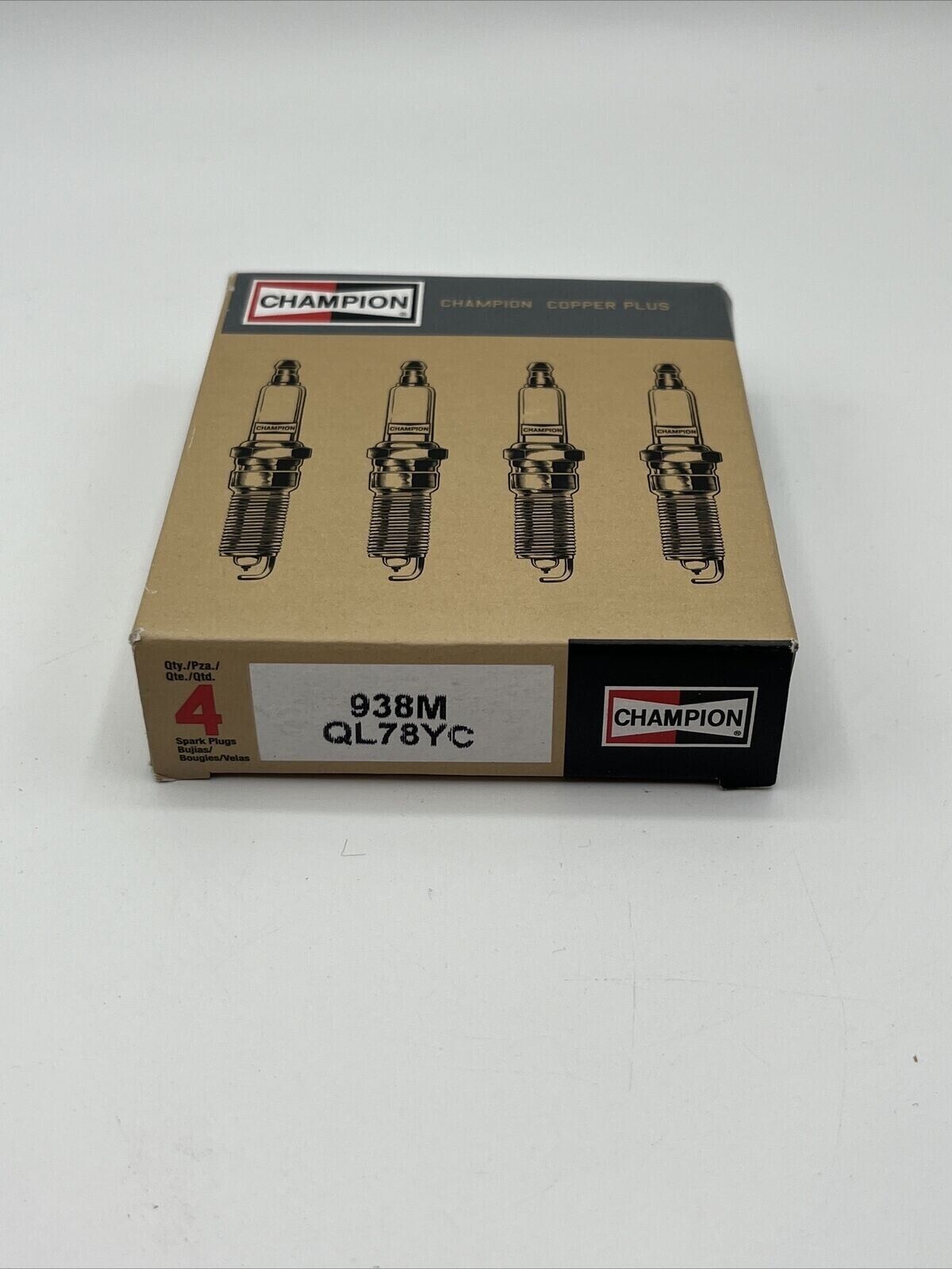 Champion NEW 4 PACK QL78YC 938M Spark Plugs